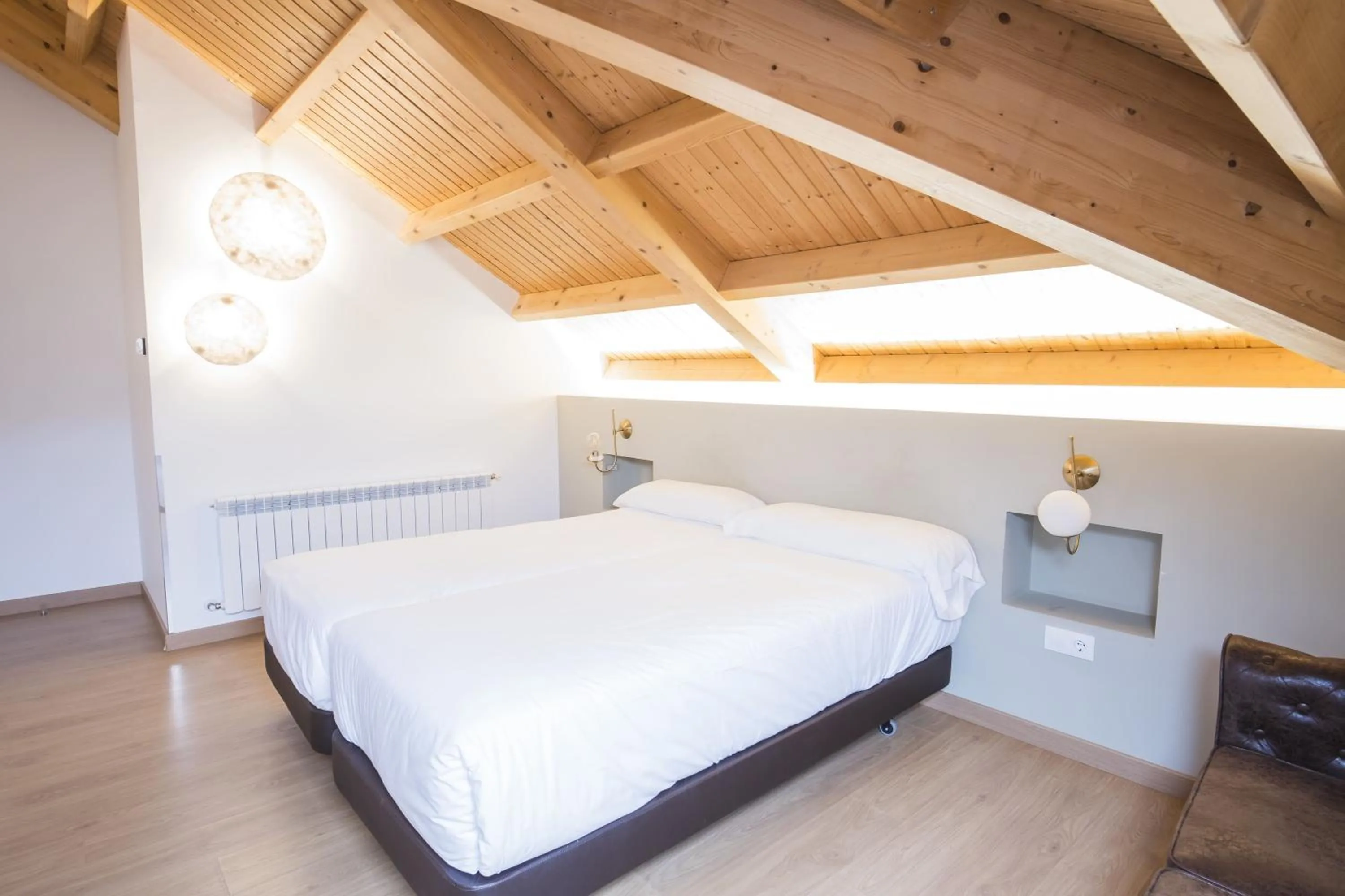 Bedroom, Bed in Hotel Alda Triacastela