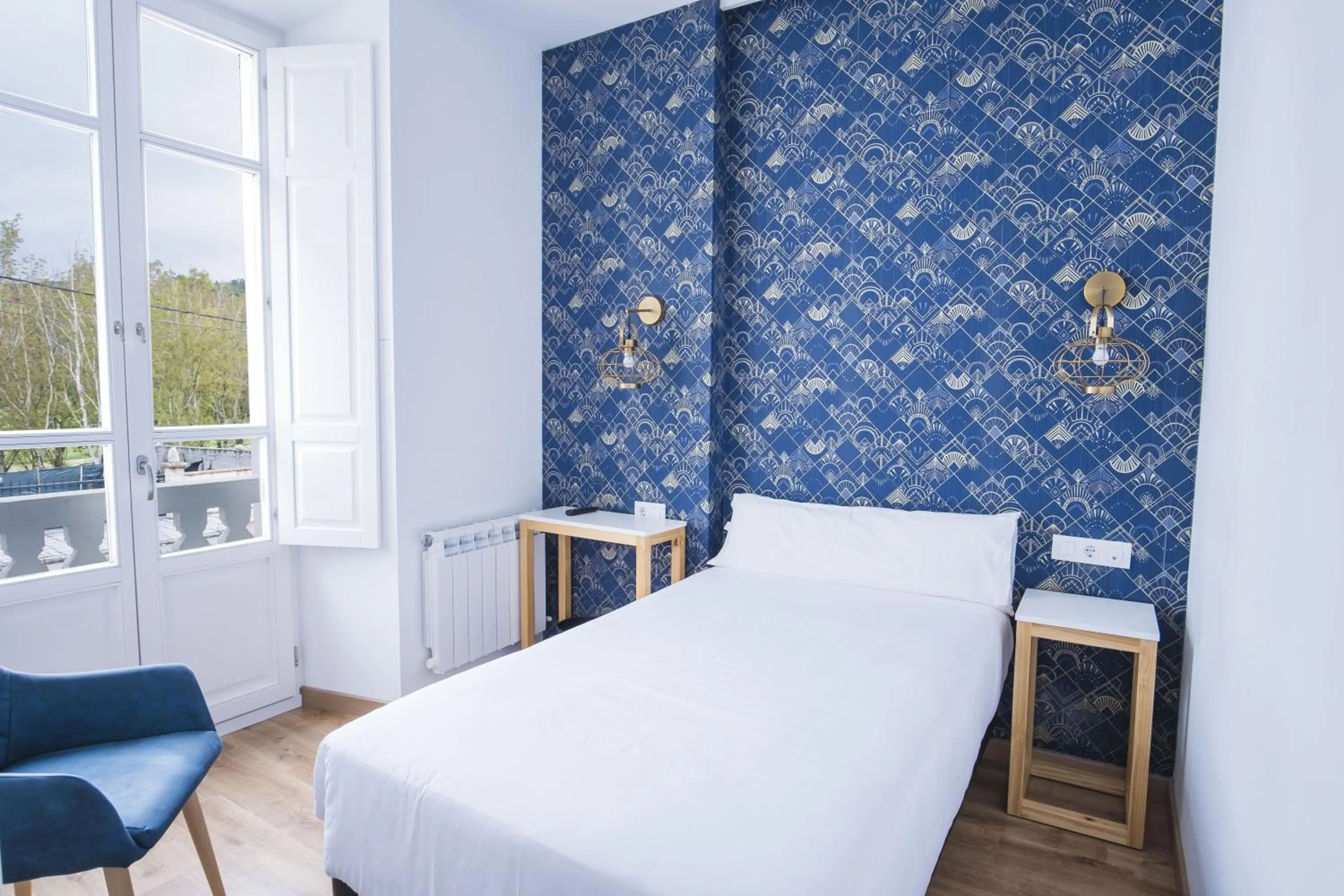 Bed in Hotel Alda Triacastela