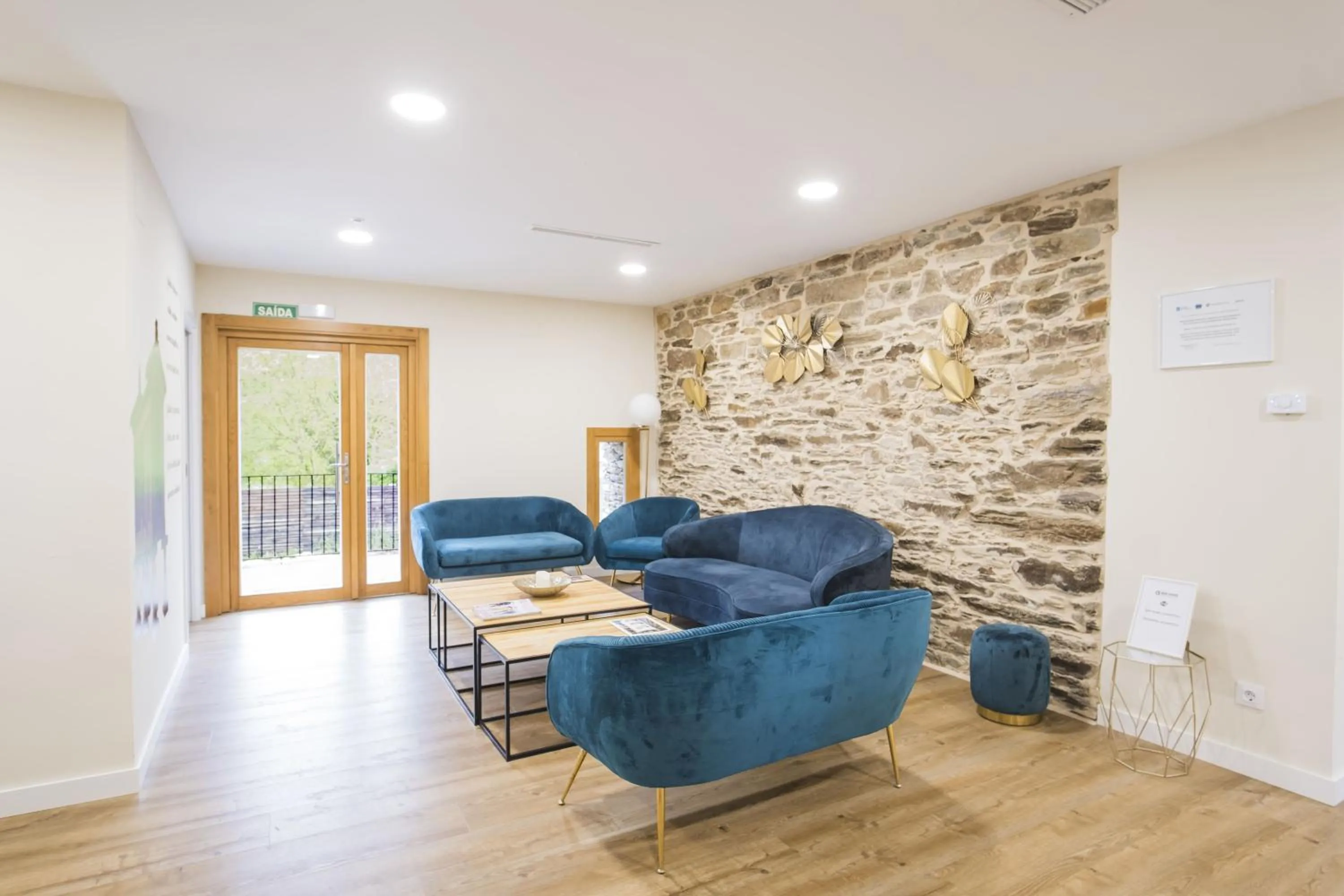 Living room in Hotel Alda Triacastela