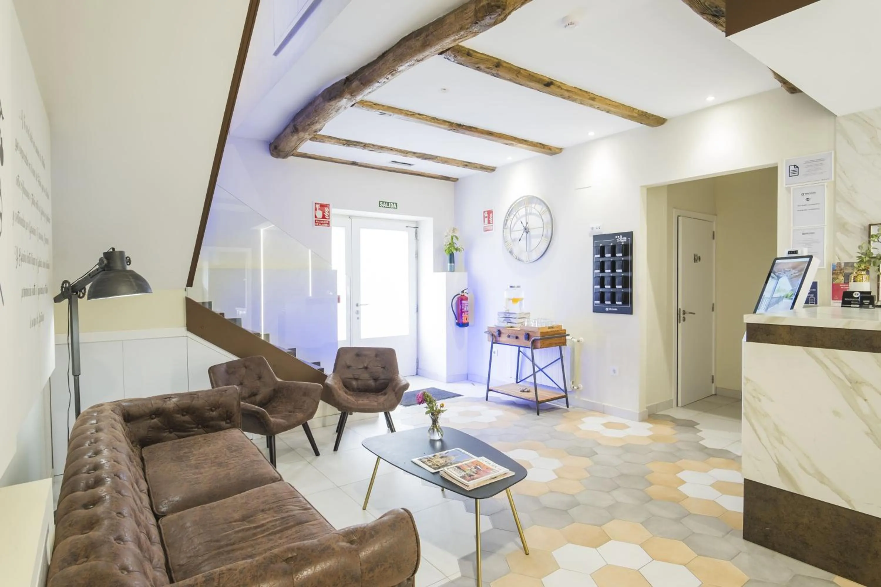 Lobby or reception in Hotel Alda Triacastela