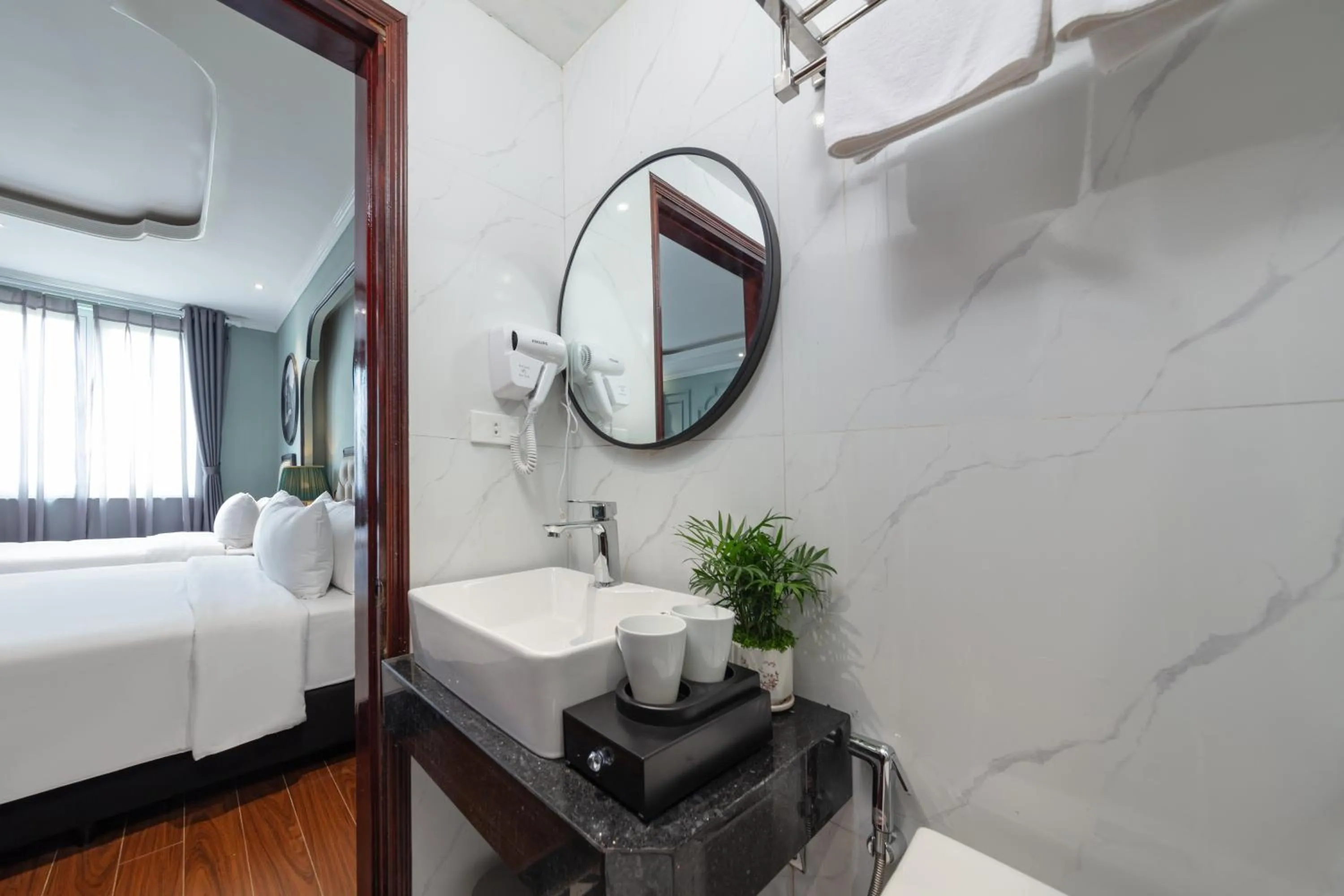 Bed in Madelise Grand Hotel