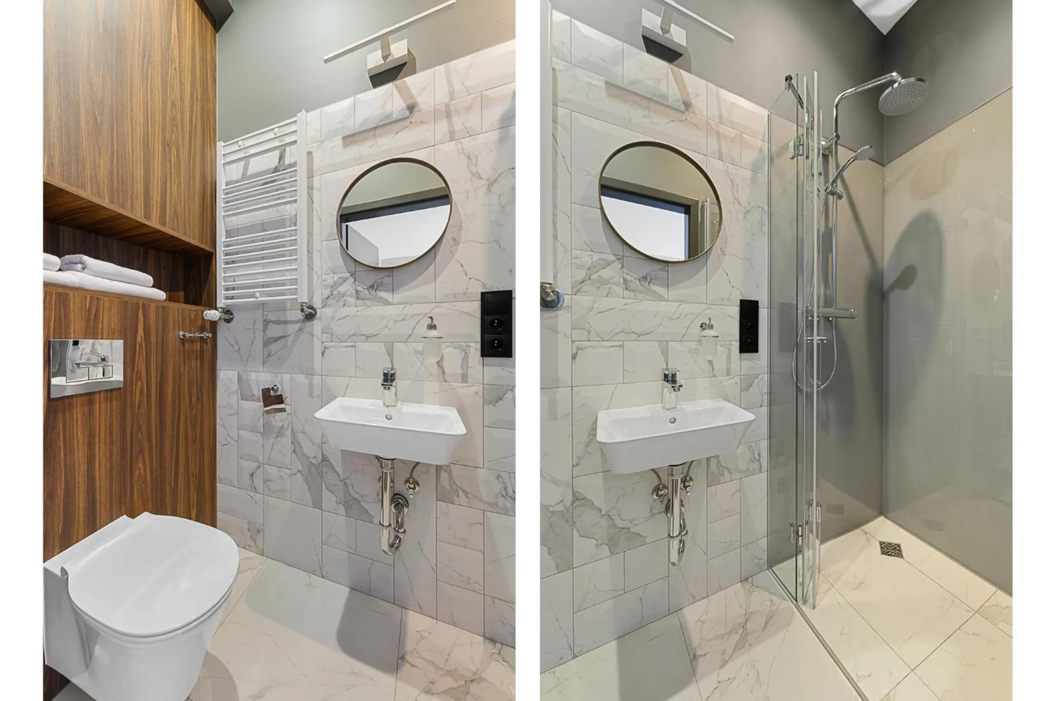 Bathroom in Aparthotel Krzywa Kamienica