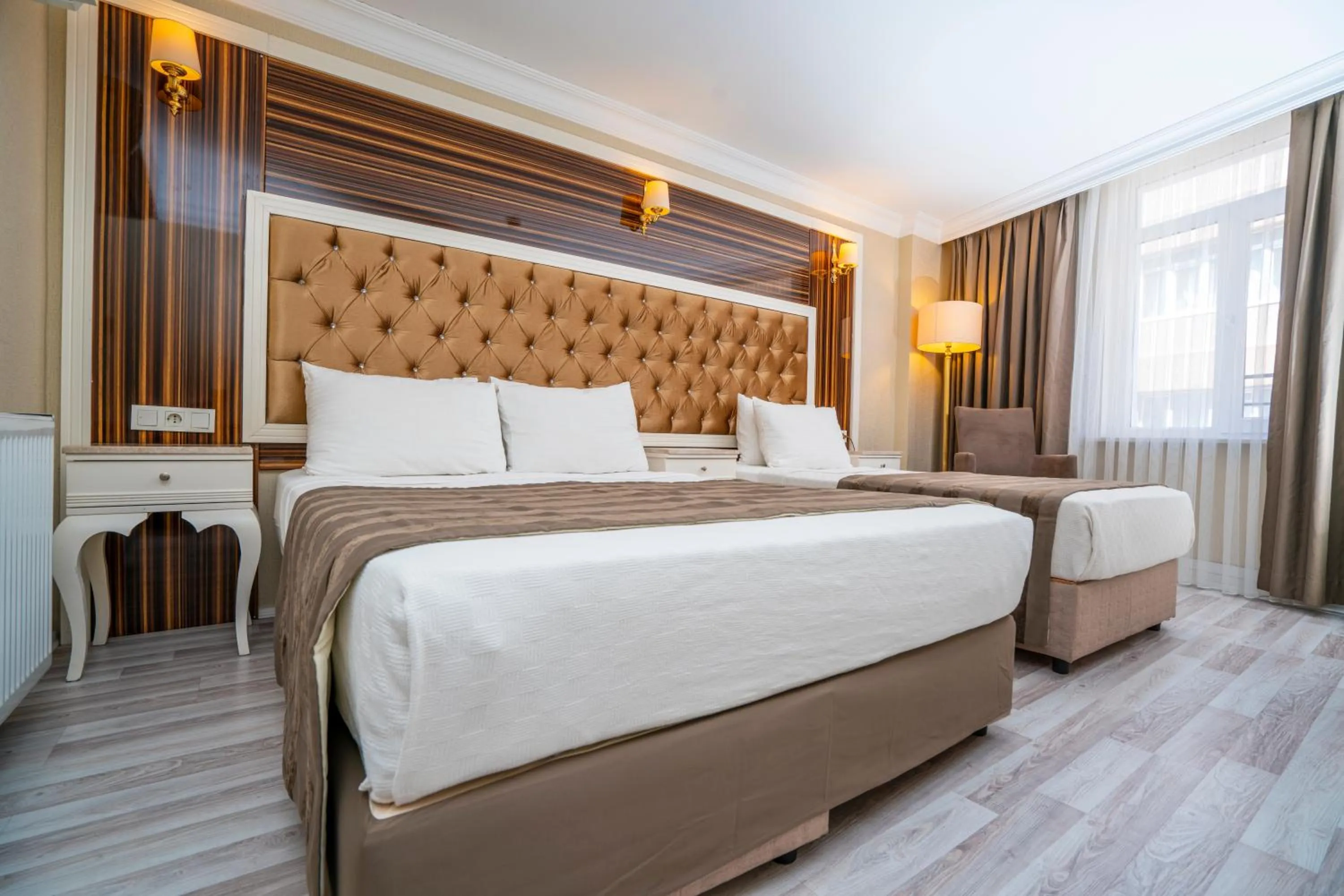 Bed in Topkapi Old City Kensington Hotel Ottoman Heritage