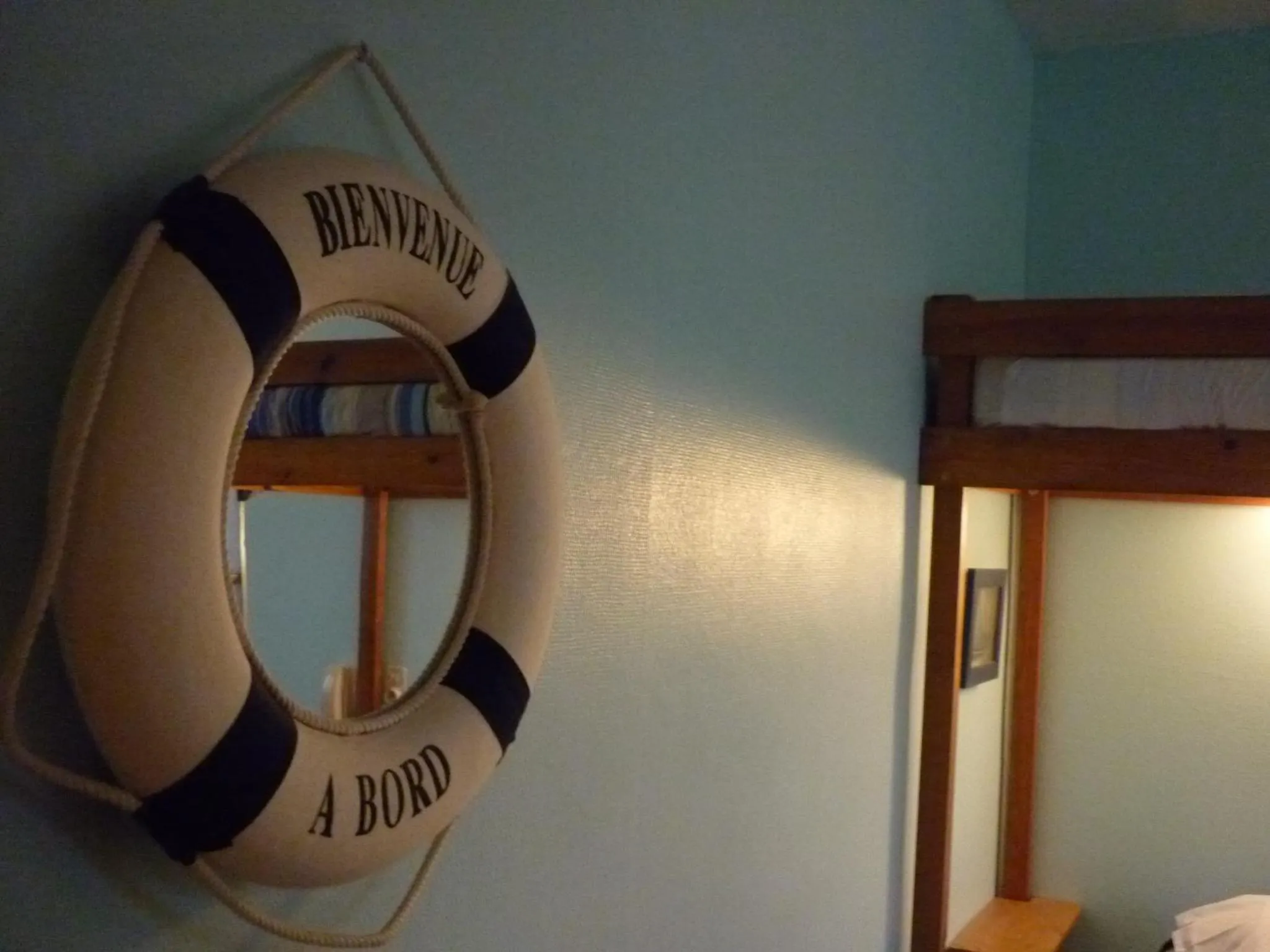 Decorative detail, Bed in Hôtel du Centre