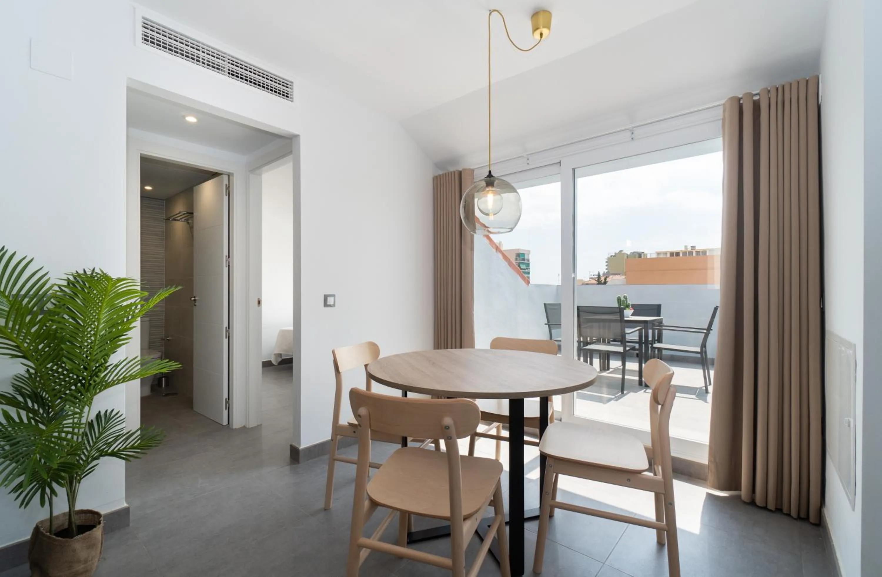 Balcony/Terrace in Sur Suites La Dorada, centricos soleados a pocos metros de la Playa y con Parking Opcional