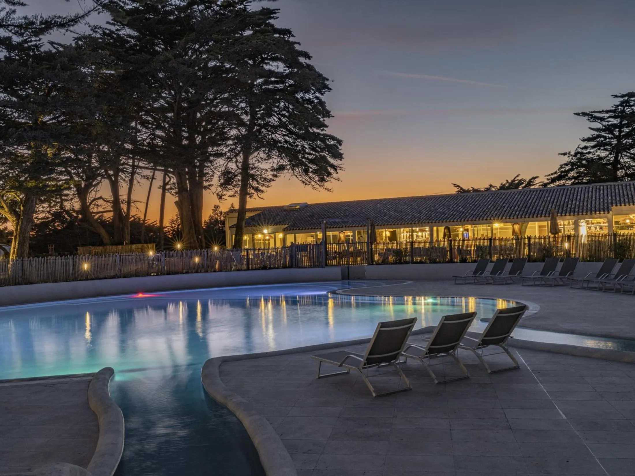 Swimming pool in Hotel Punta Lara Noirmoutier