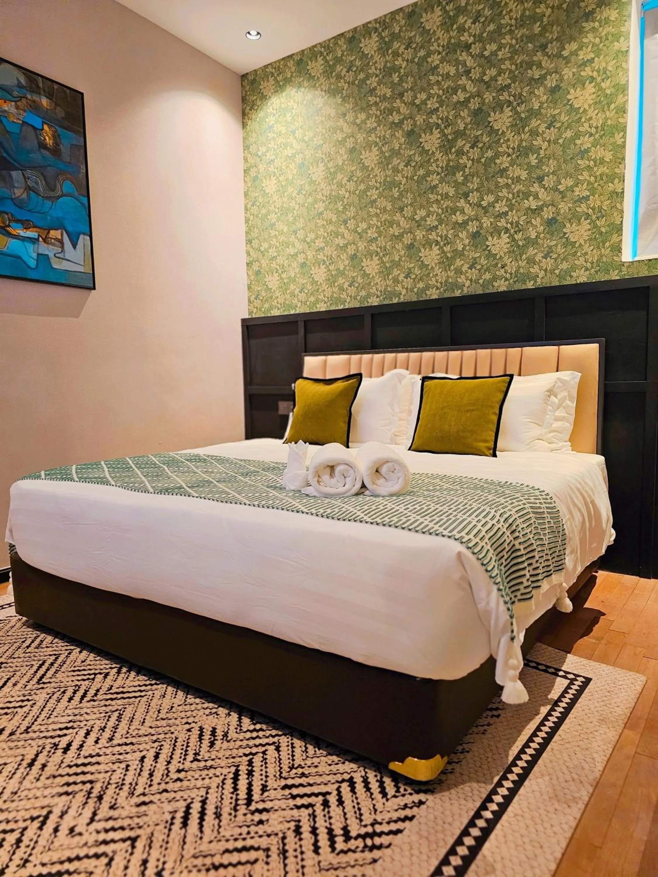 Bed in Carnarvon Suites