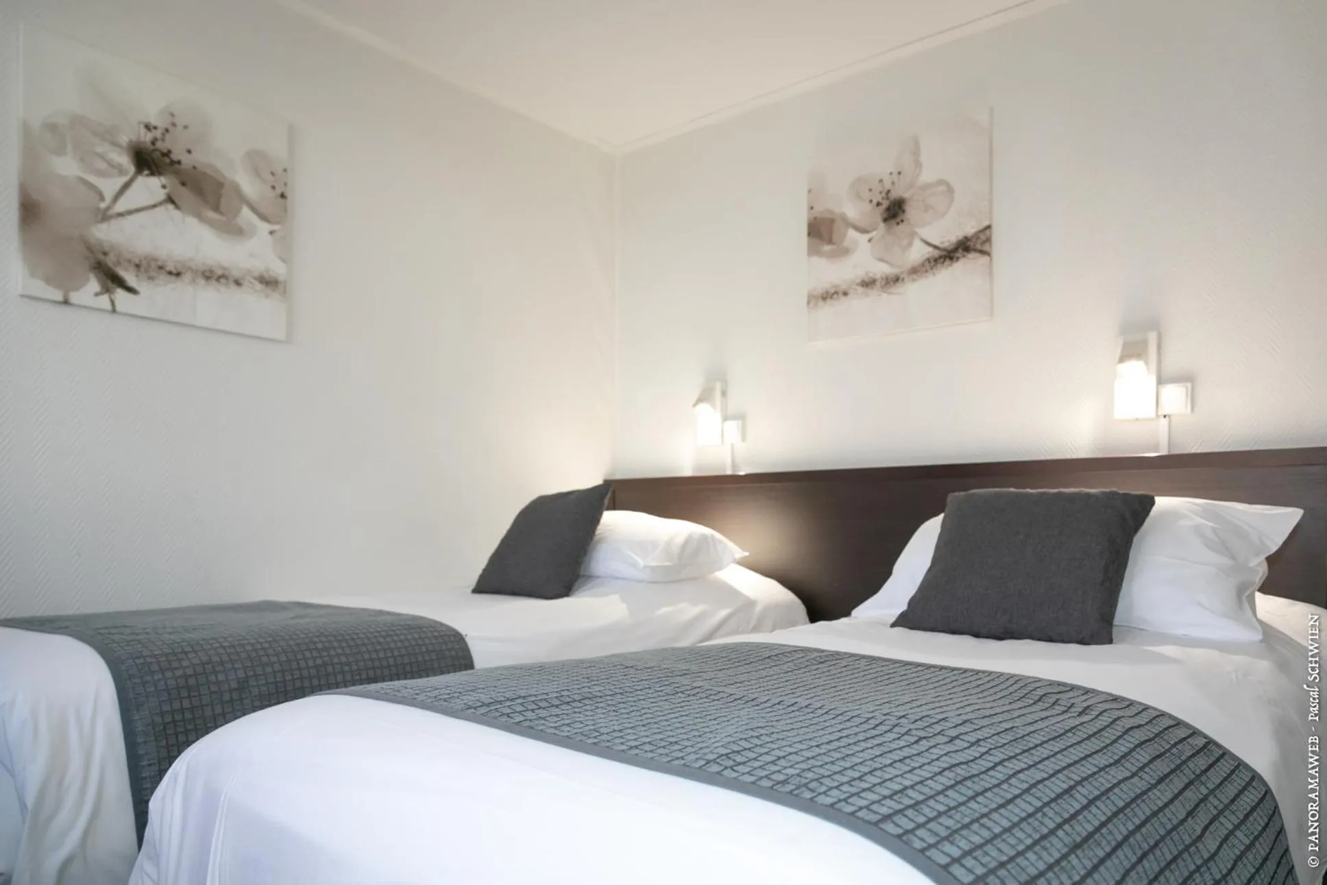 Bed in Hôtel Restaurant Au Relais D'Alsace