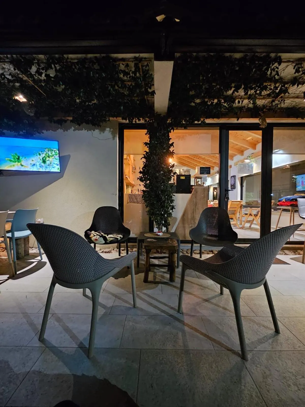 Patio in Apartments Aerodrom