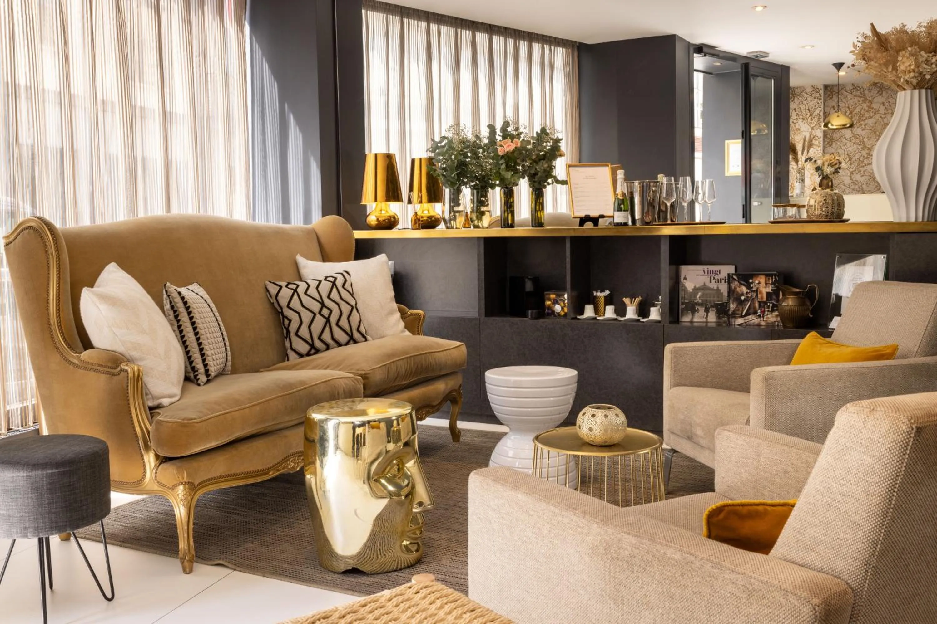 Lounge or bar in Villa des Ambassadeurs