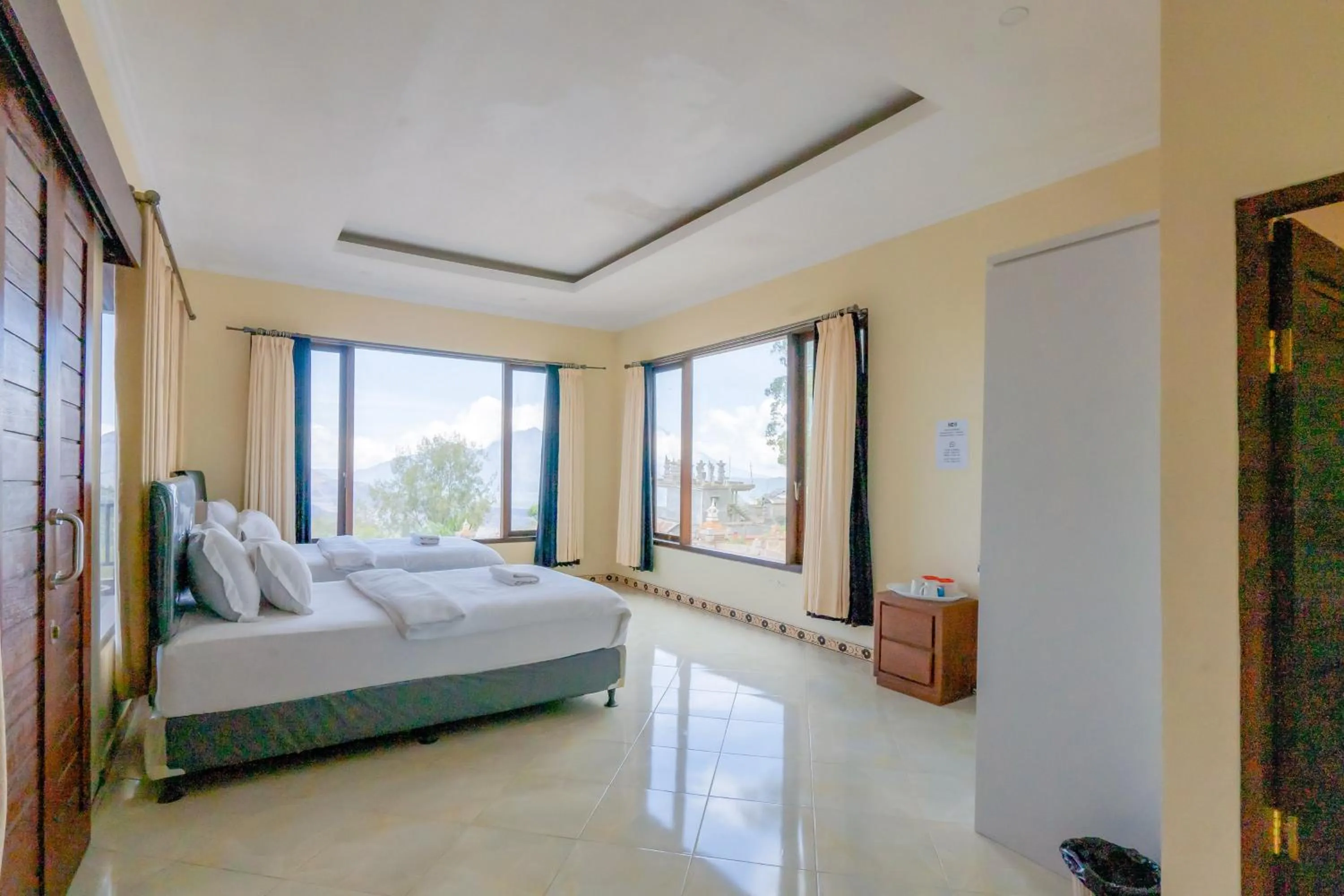 Bedroom, Bed in Mountain View House Kintamani