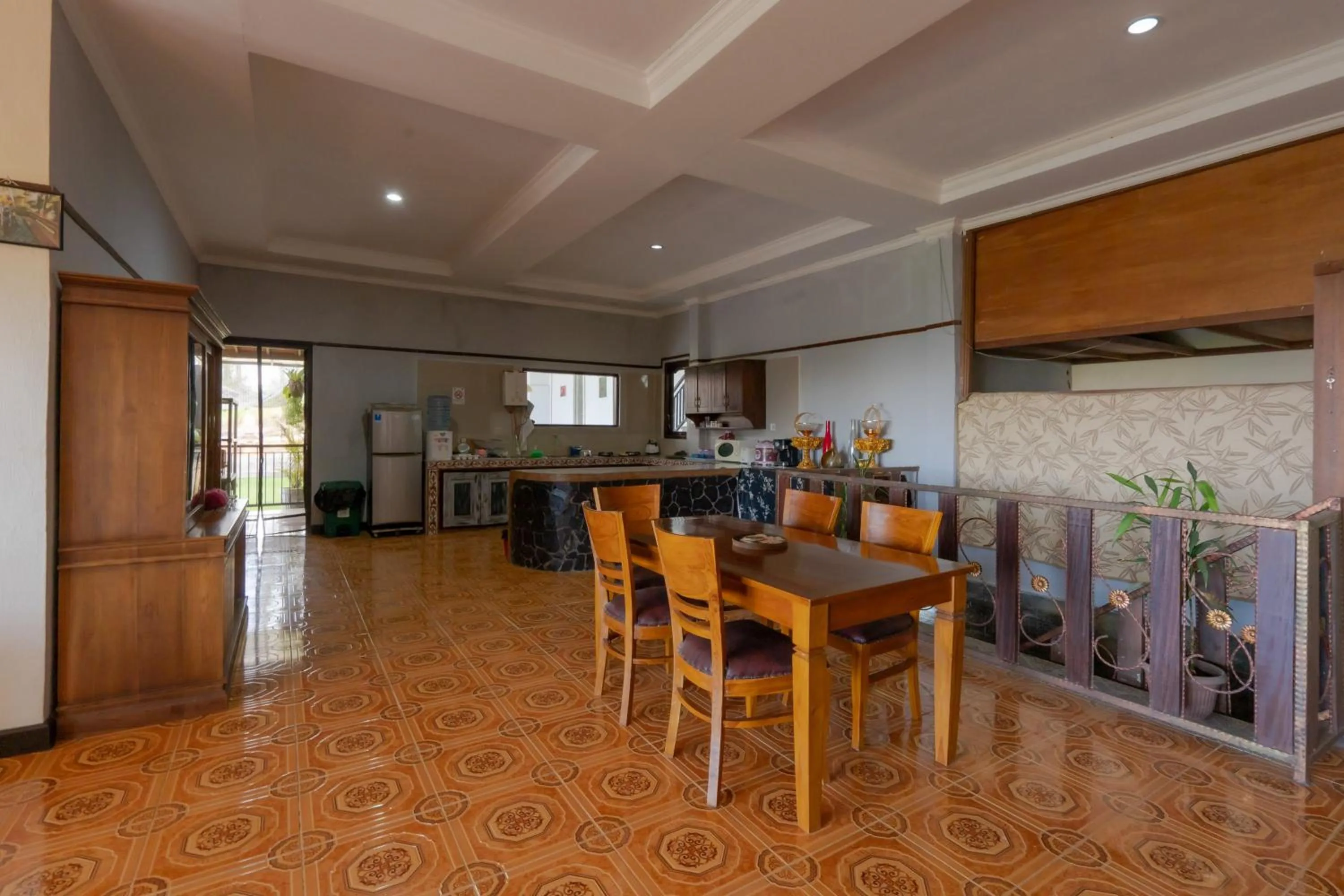 Seating area in Mountain View House Kintamani