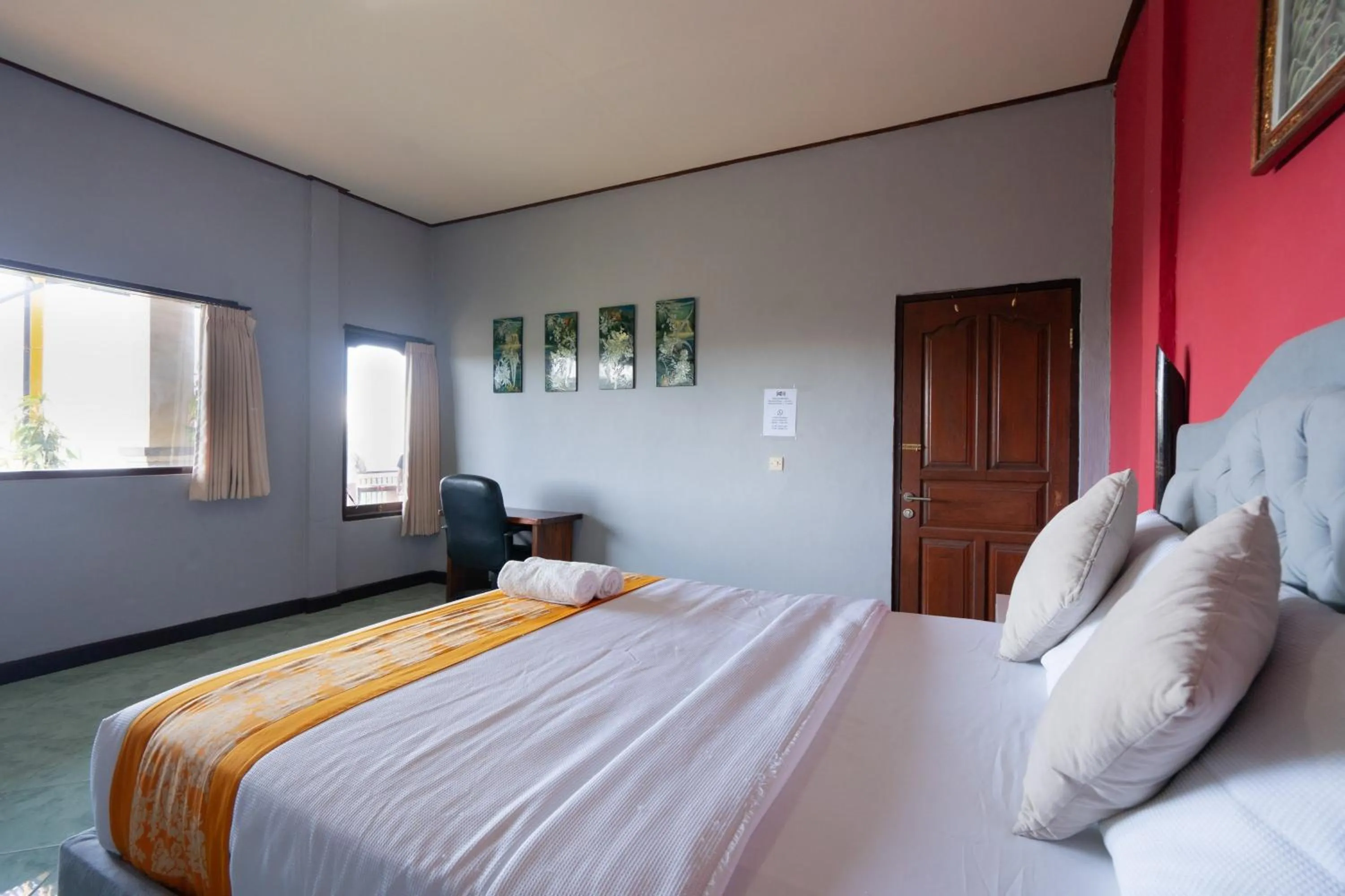 Bedroom, Bed in Mountain View House Kintamani