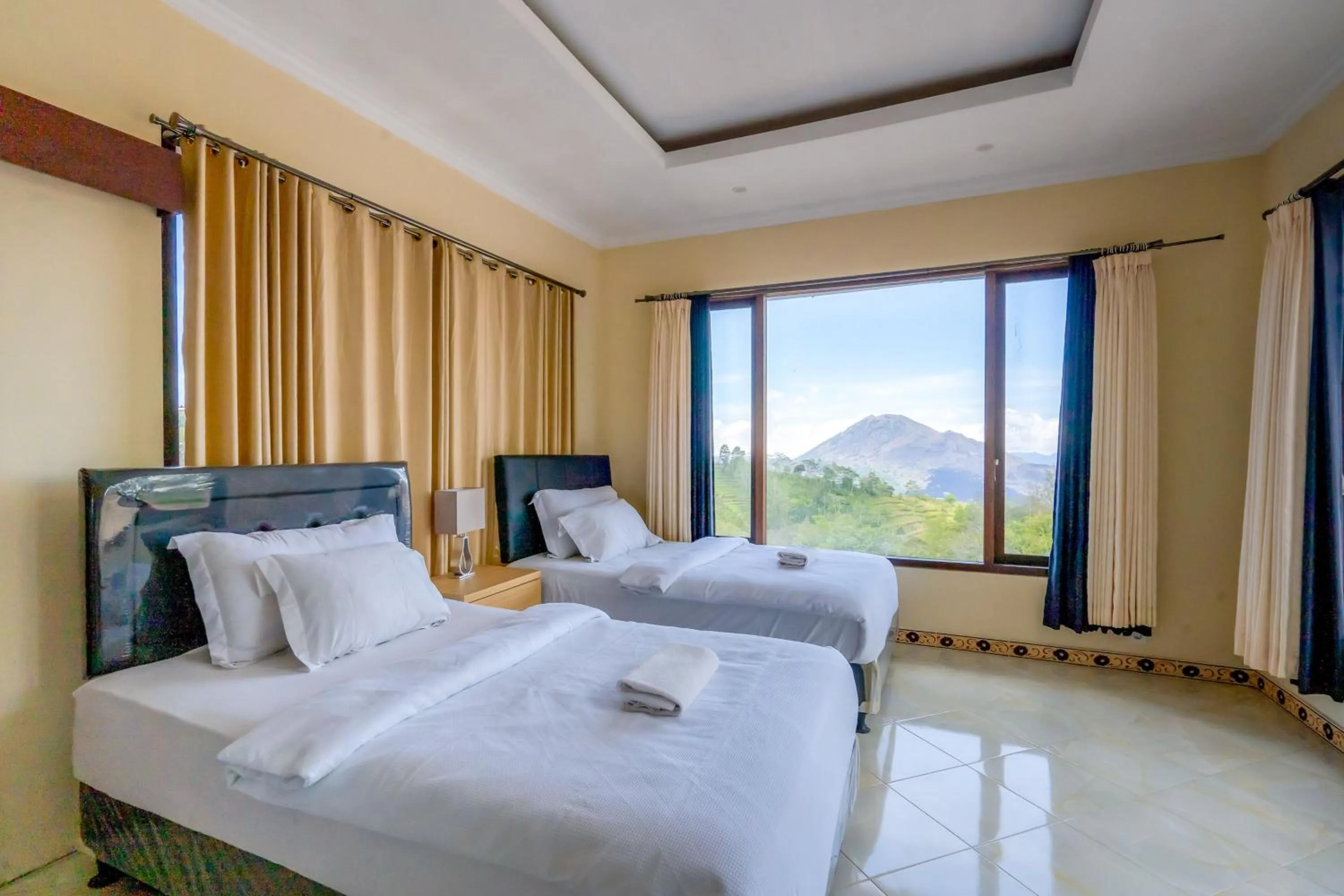 Bedroom, Bed in Mountain View House Kintamani