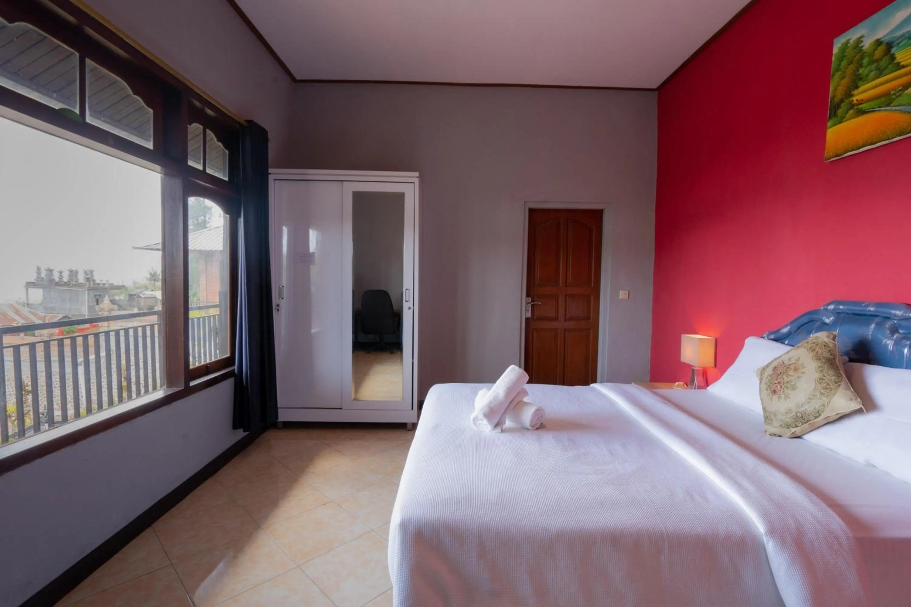 Bedroom, Bed in Mountain View House Kintamani