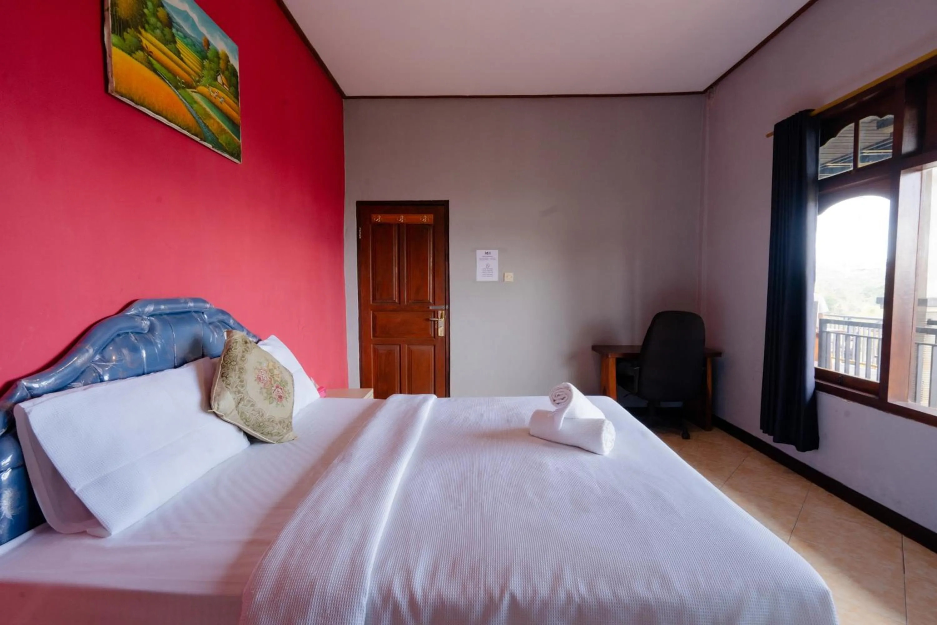 Bedroom, Bed in Mountain View House Kintamani