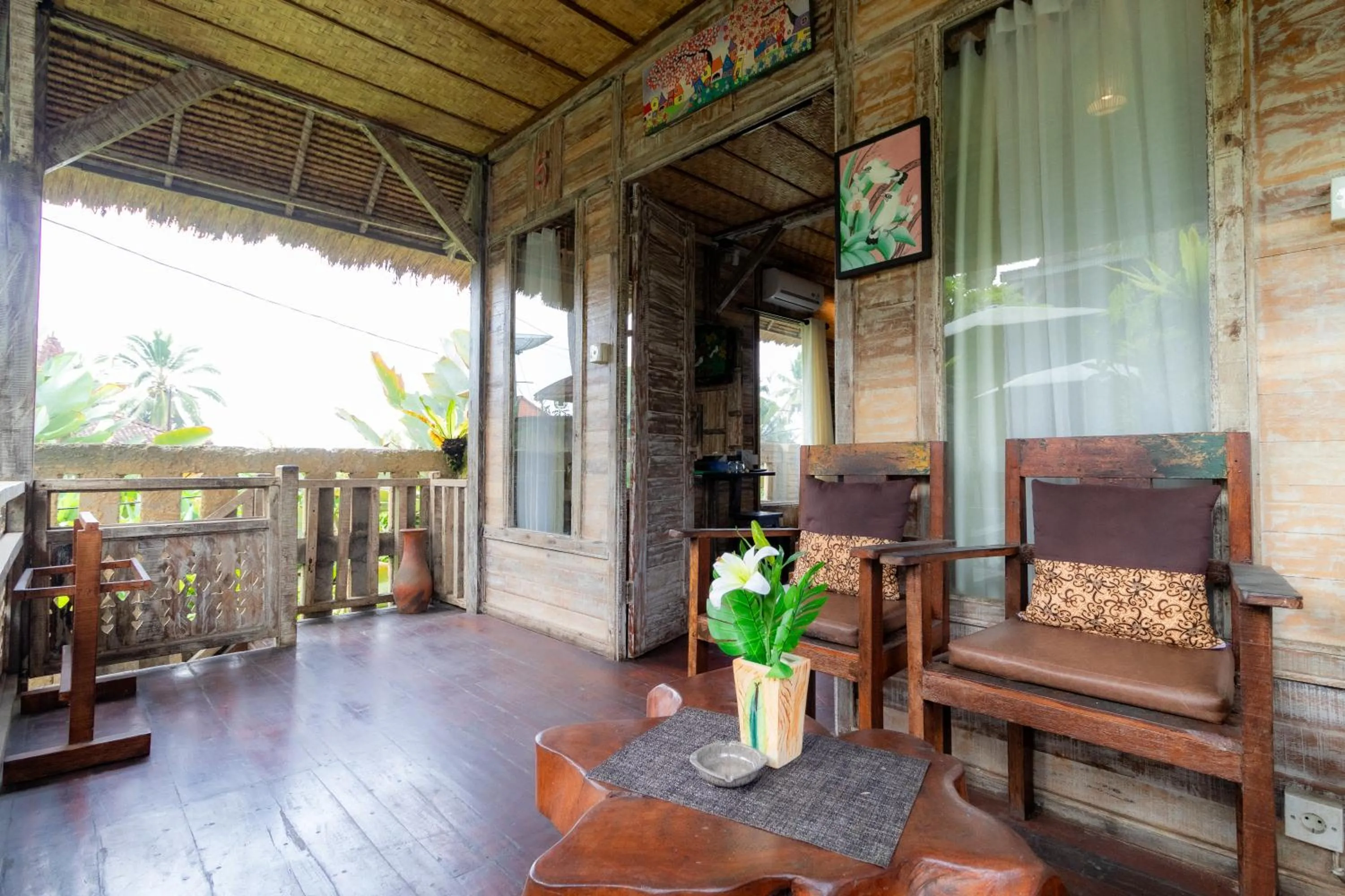Balcony/Terrace in Royal JJ Ubud Resort & Spa