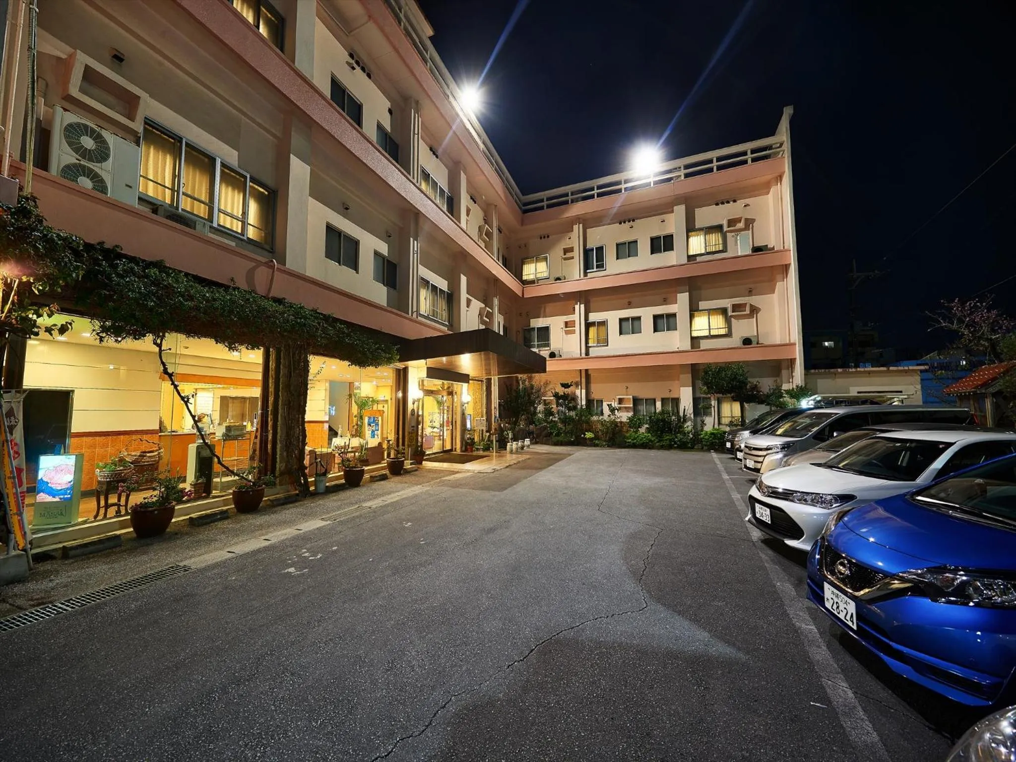 Facade/entrance in Crown Hotel Okinawa
