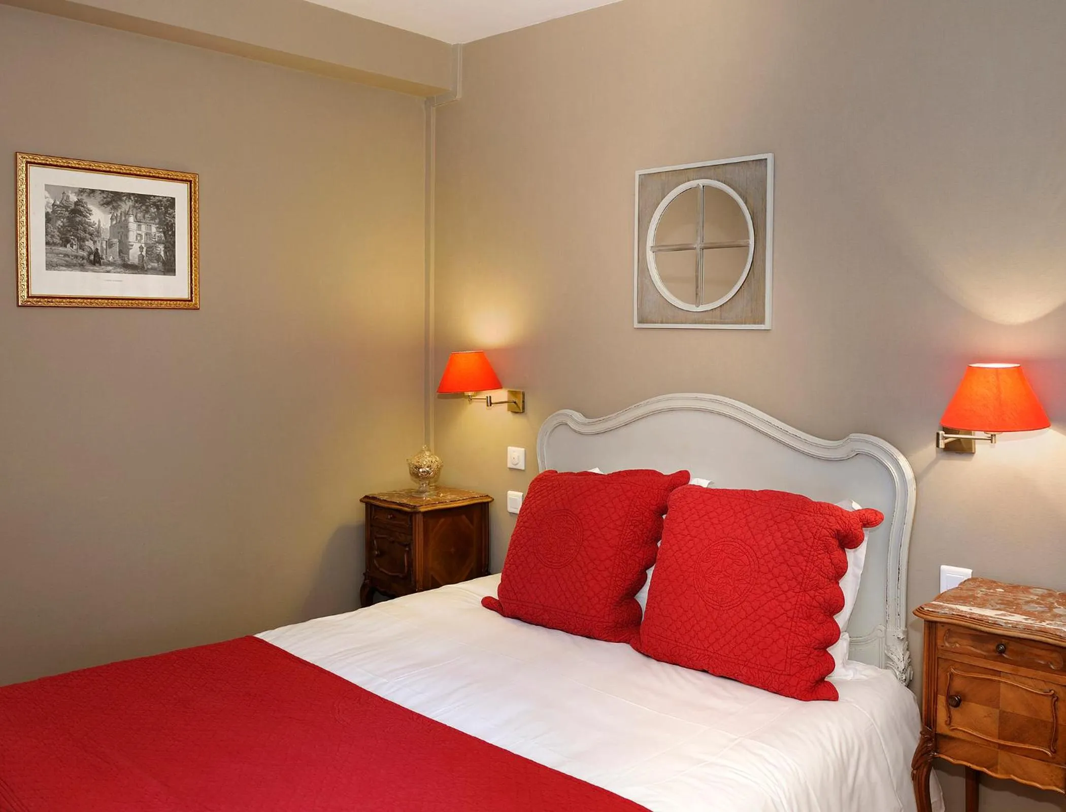 Photo of the whole room, Bed in Logis Hotel Villa Marjane