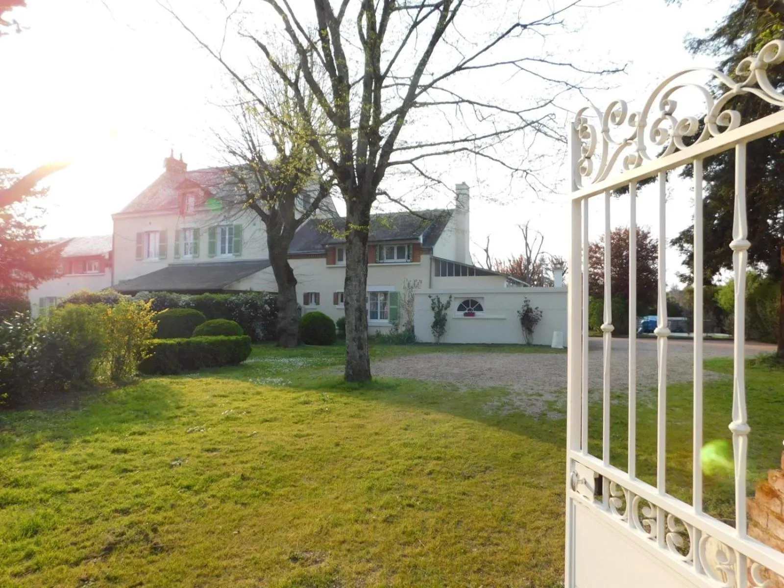Garden in Logis Hotel Villa Marjane