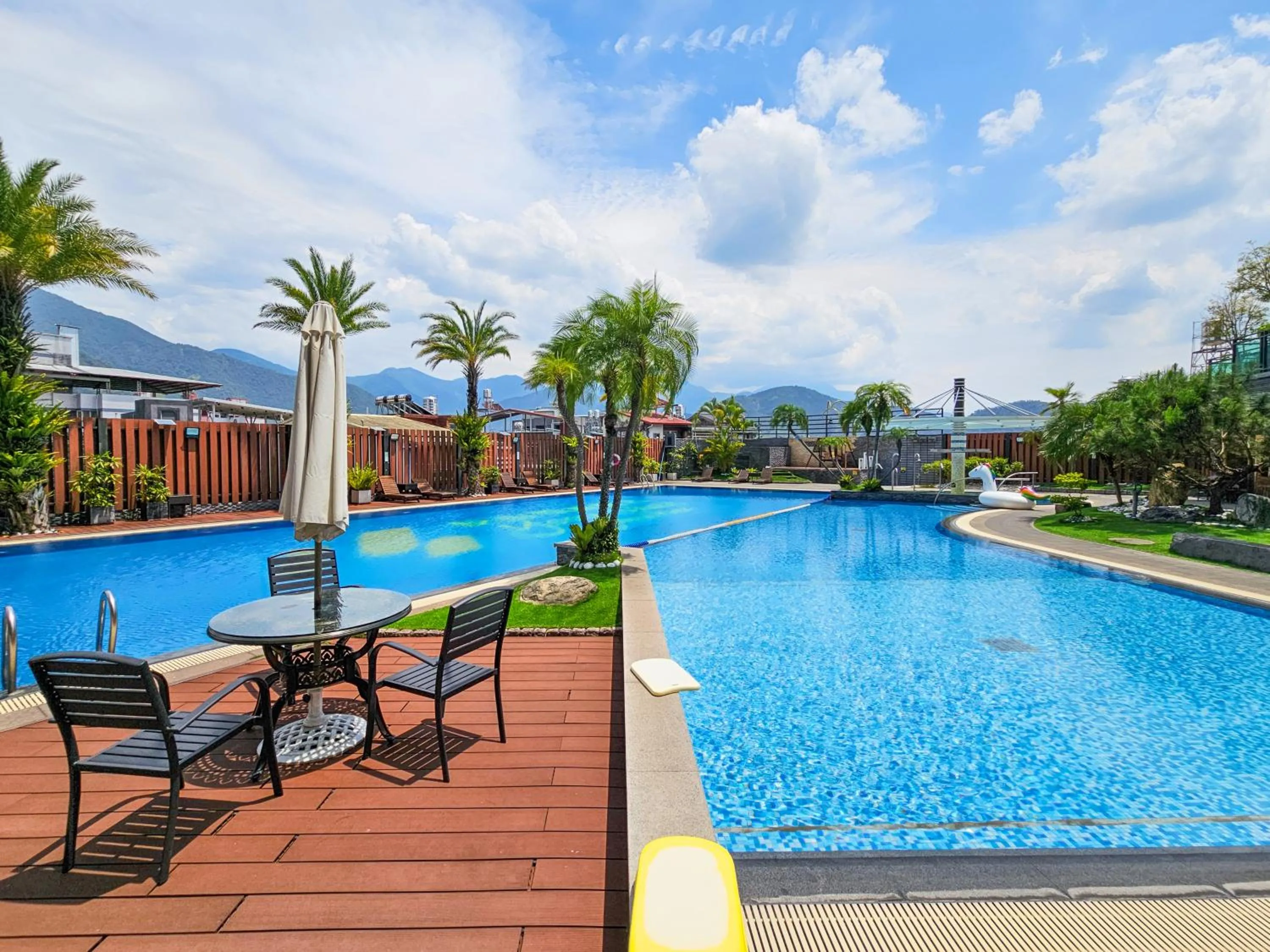 Pool view in Cheng Wan Grand Hotel