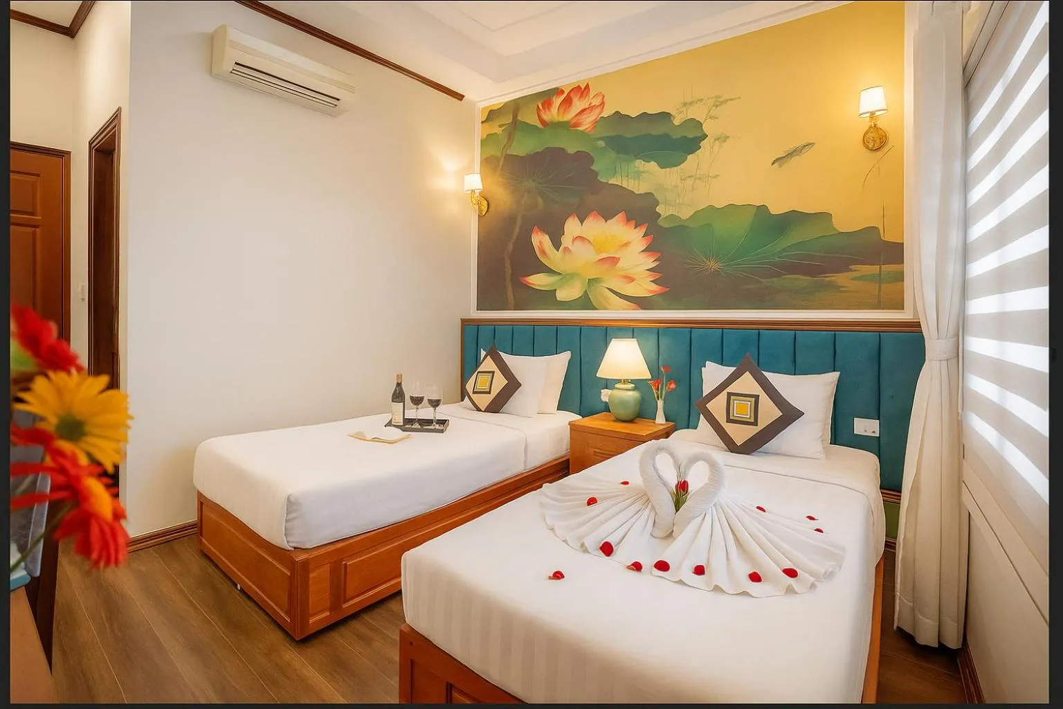 Bed in Hanoi Sena Hotel & Travel