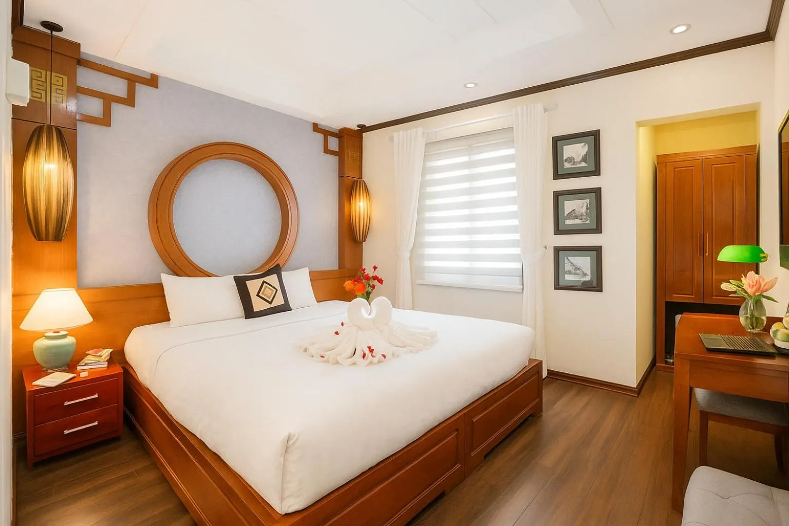 Bed in Hanoi Sena Hotel & Travel