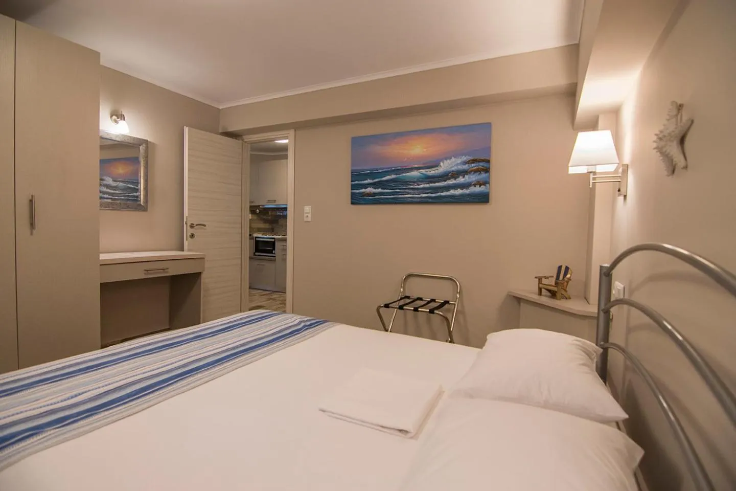 Bed in Amaranti Luxury Apartments