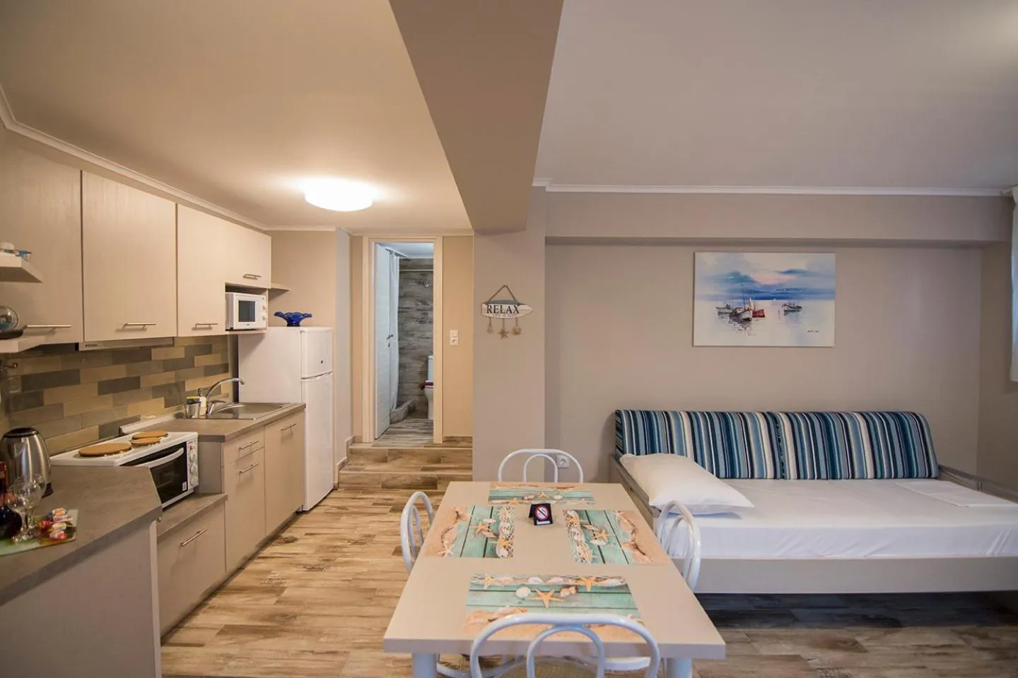 Bed in Amaranti Luxury Apartments