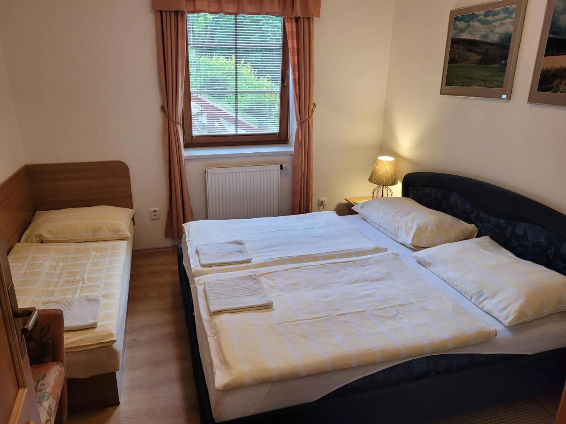 Bed in PENSION KUBU Apartment 3 samostatný byt s kuchyní