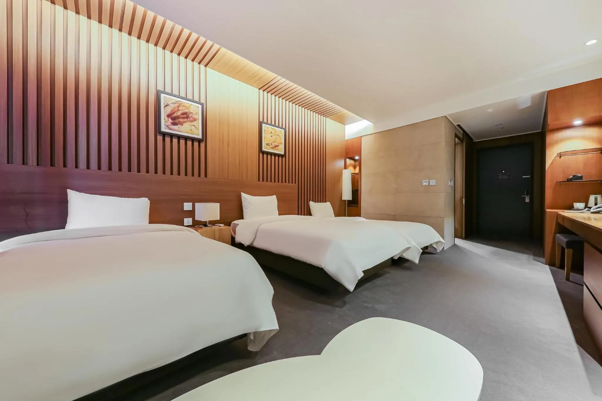 Property building, Bed in Sejong City Osong Hotel