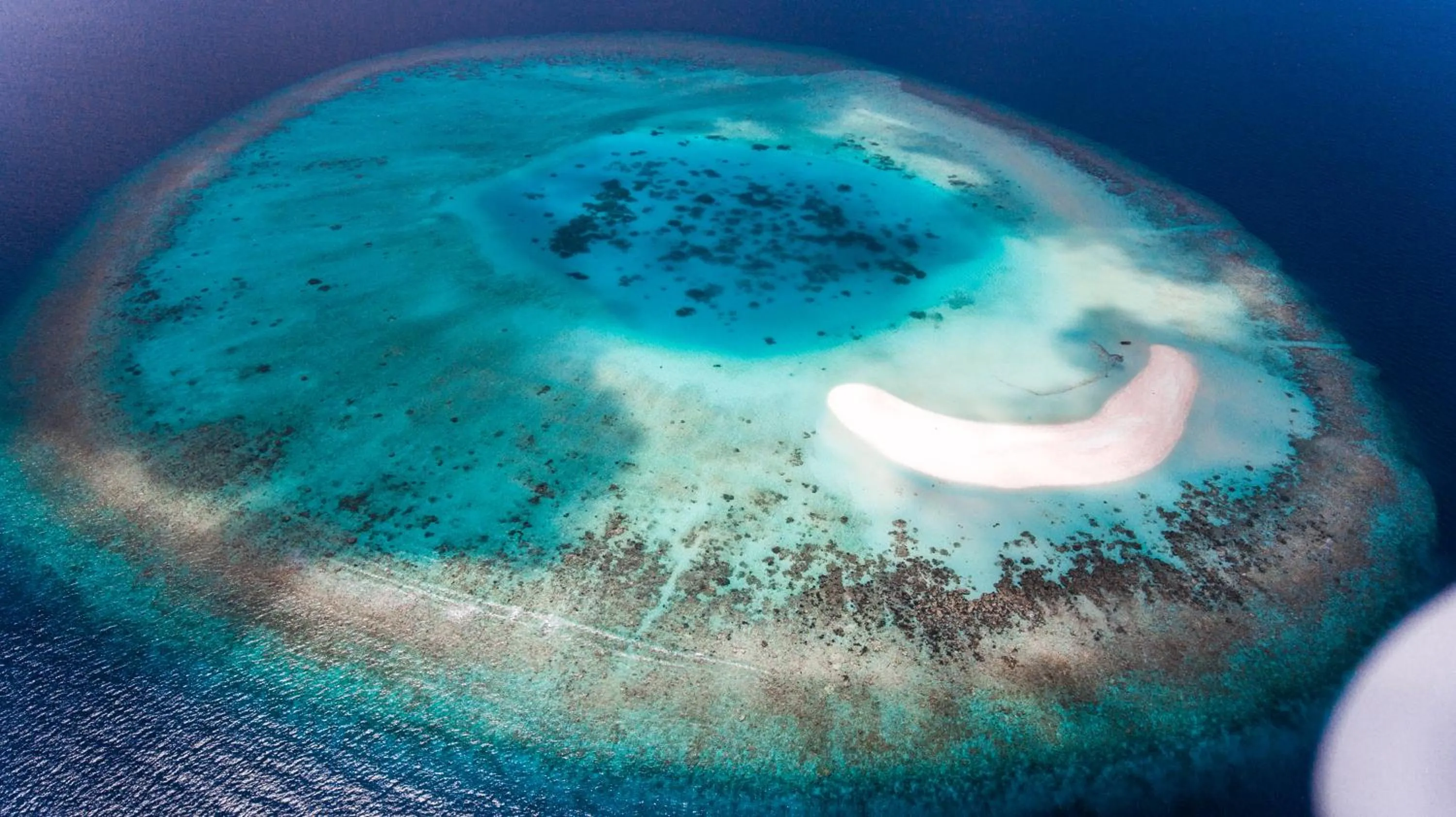 Bird's eye view in Dhangethi INN