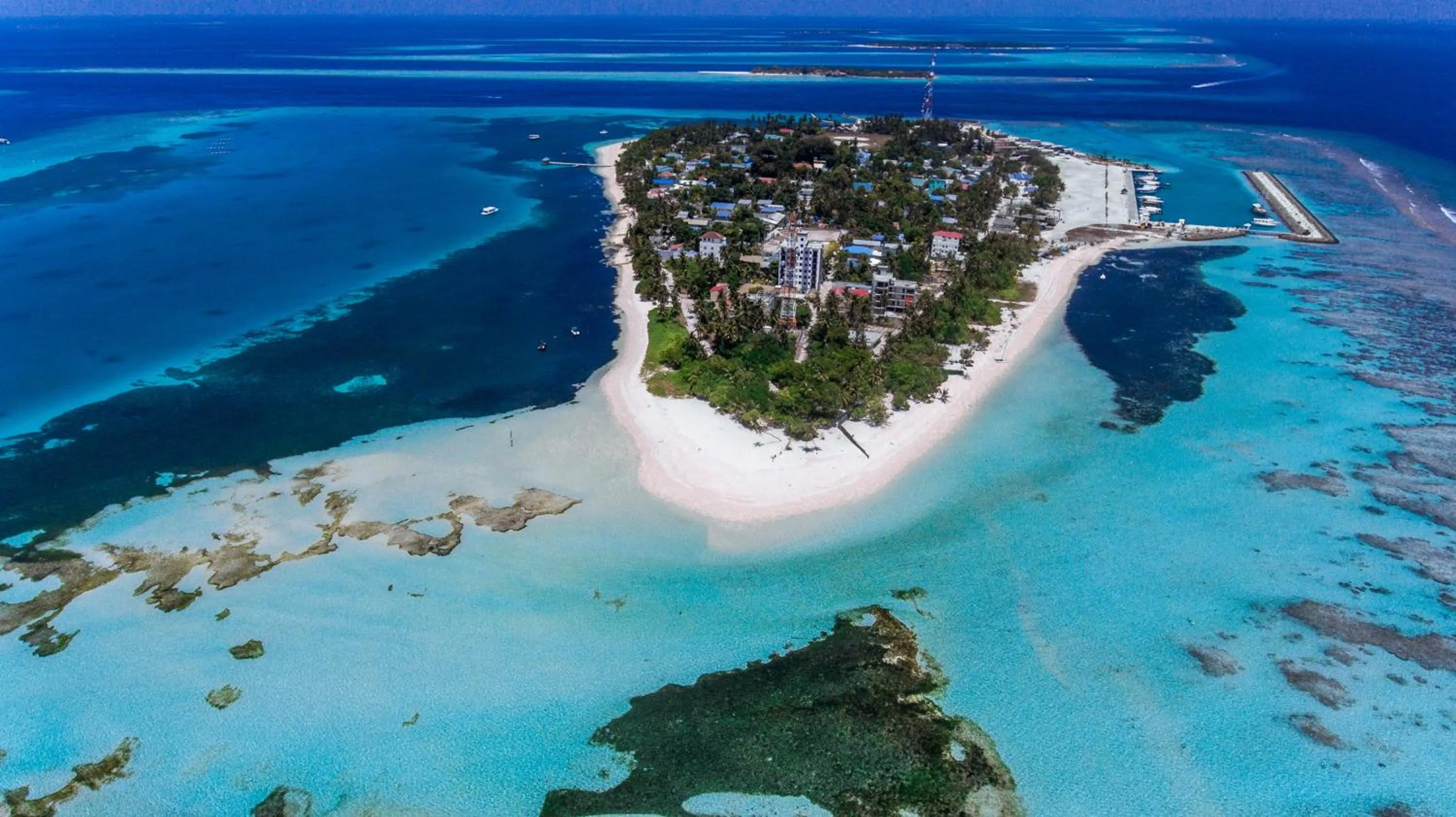 Bird's eye view in Dhangethi INN