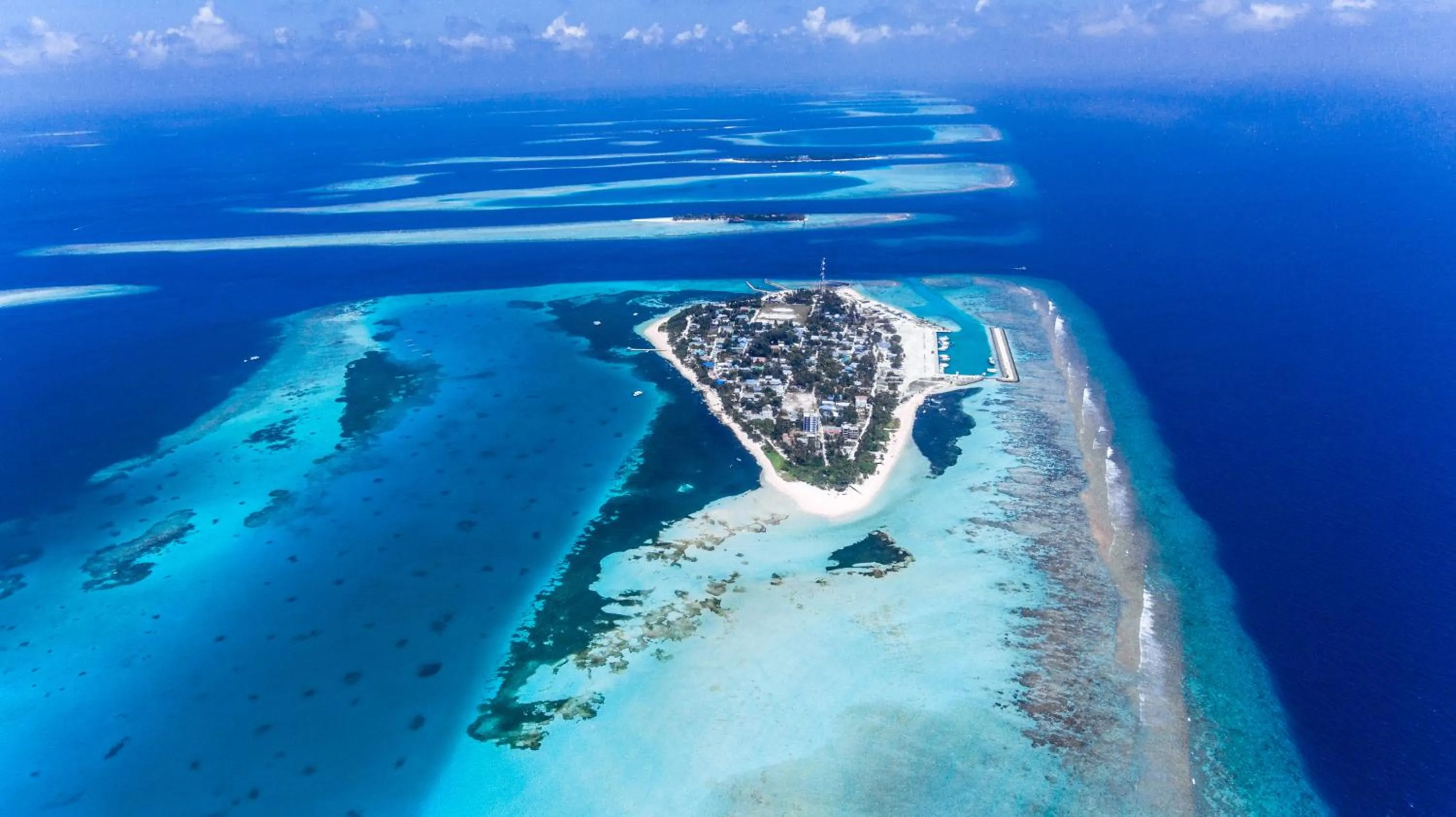 Bird's eye view in Dhangethi INN