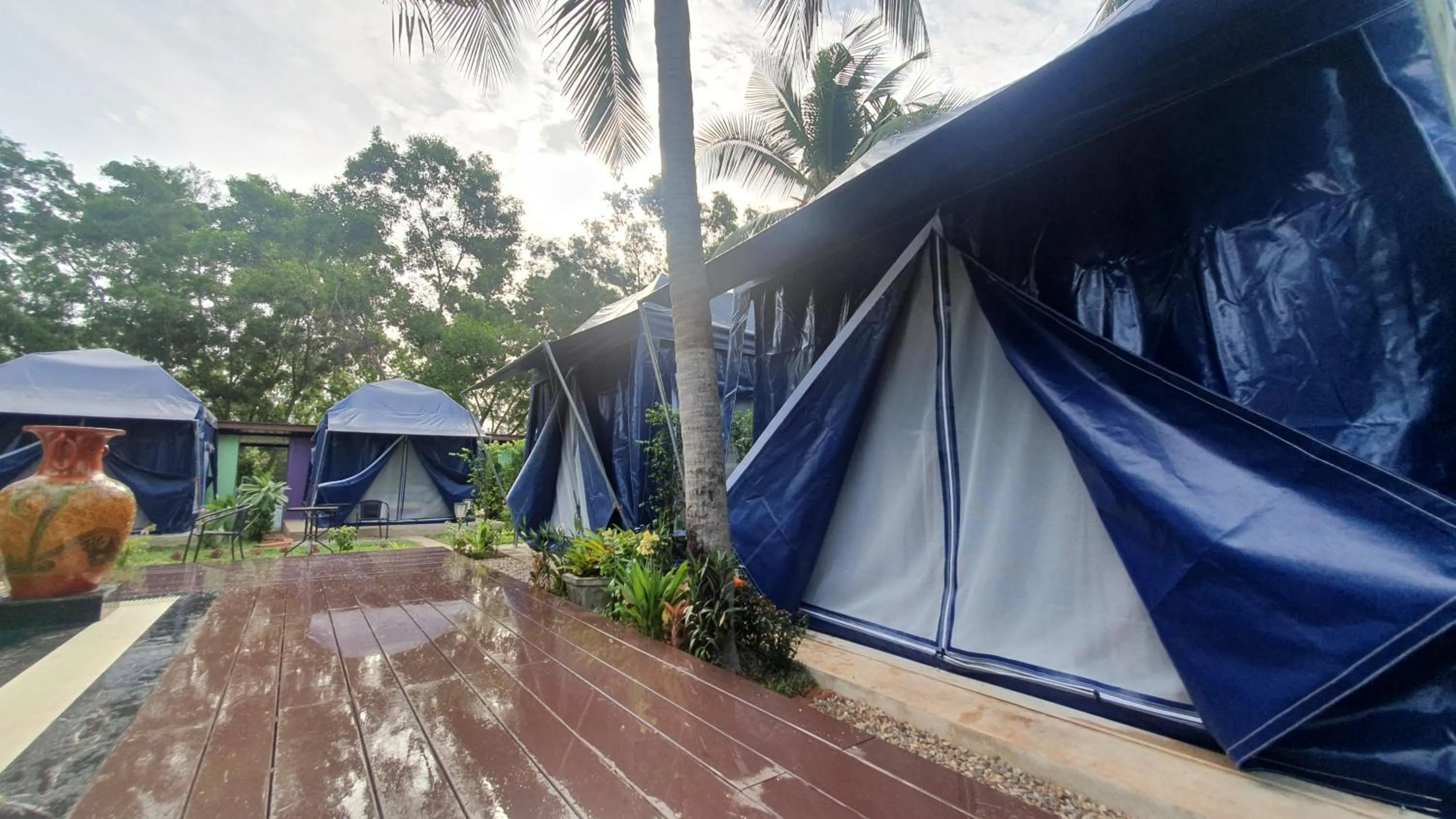 Patio in Moonshine Resort Chumphon