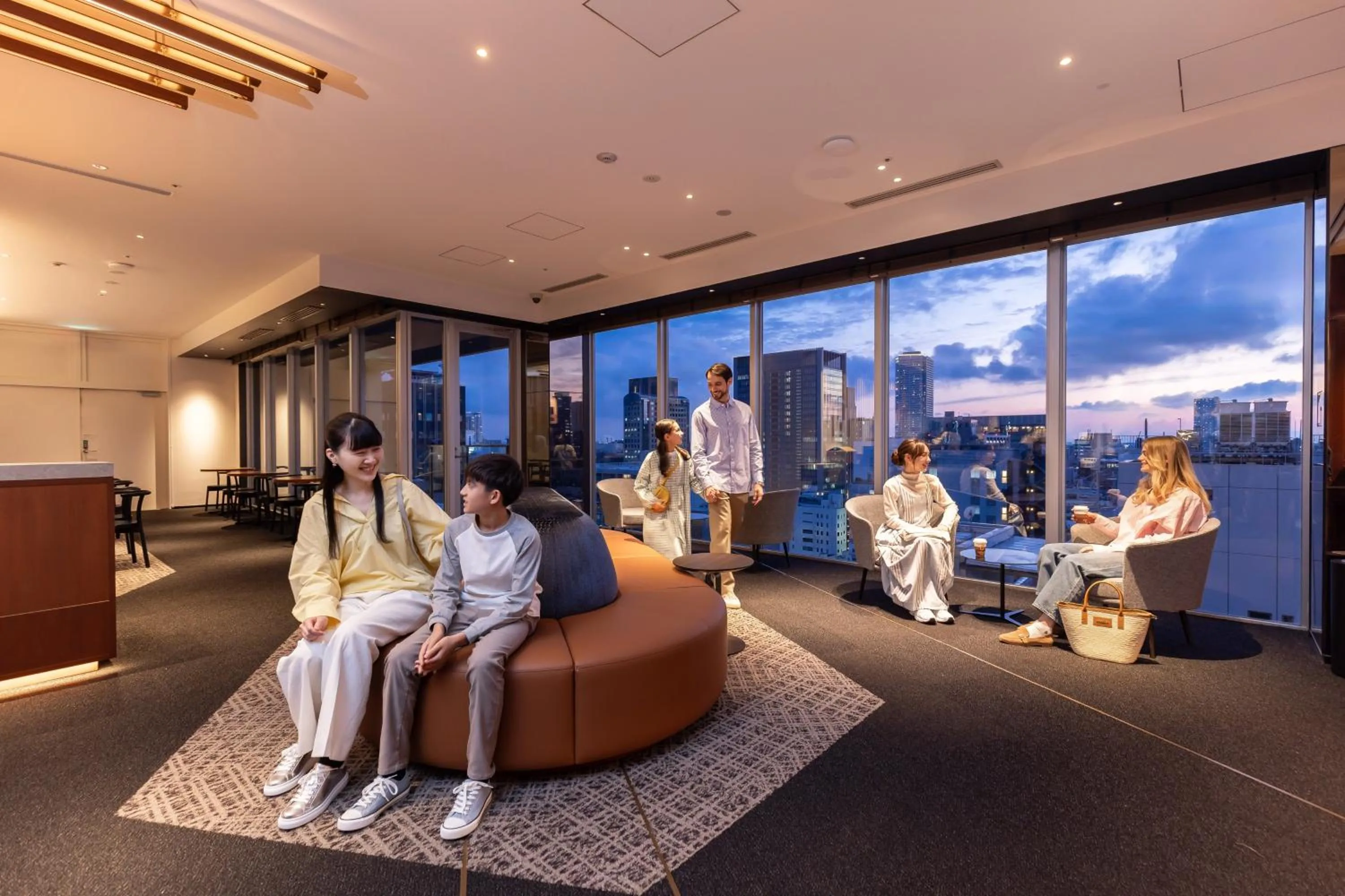 Lounge or bar in Tokyu Stay Osaka Hommachi