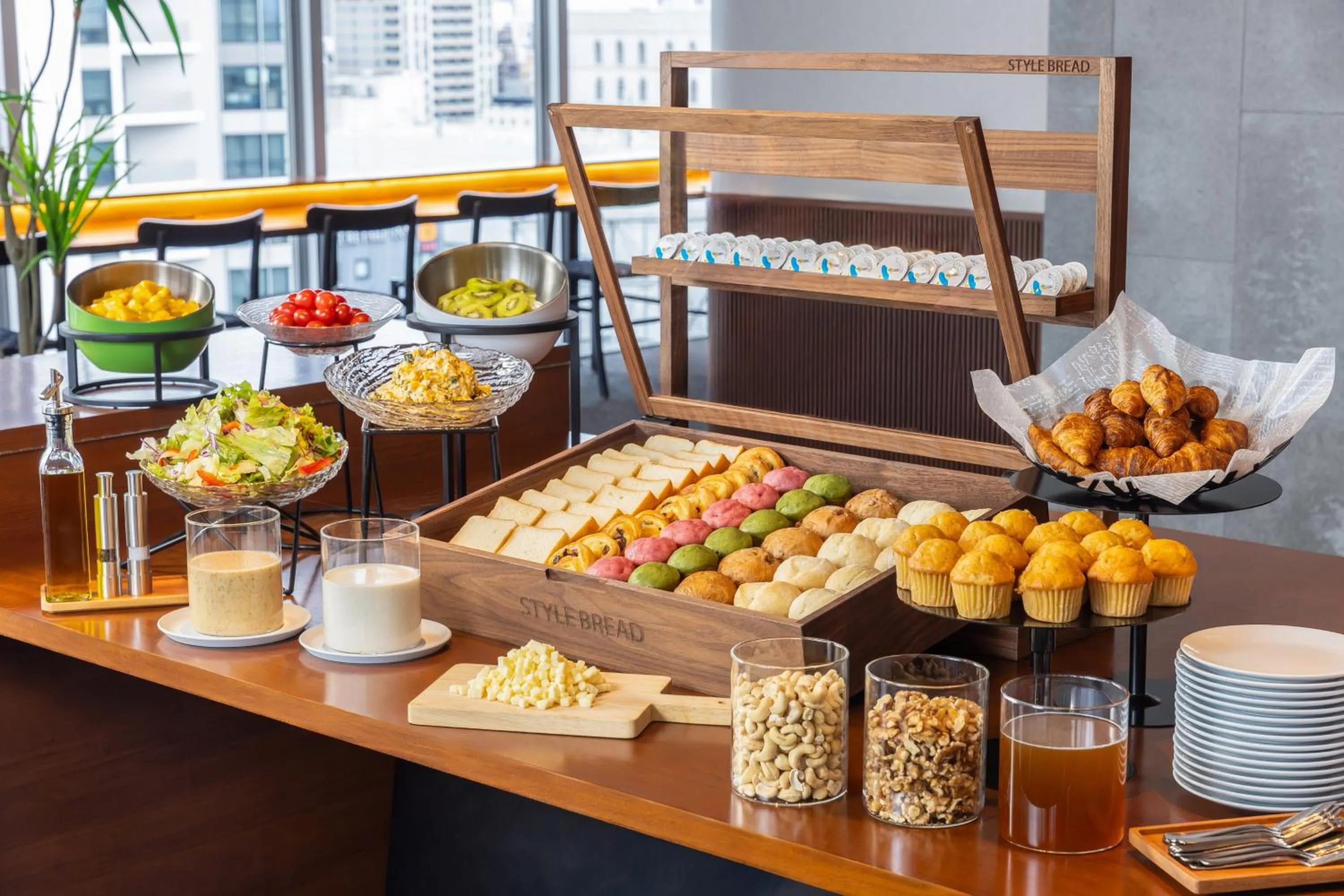 Buffet breakfast in Tokyu Stay Osaka Hommachi