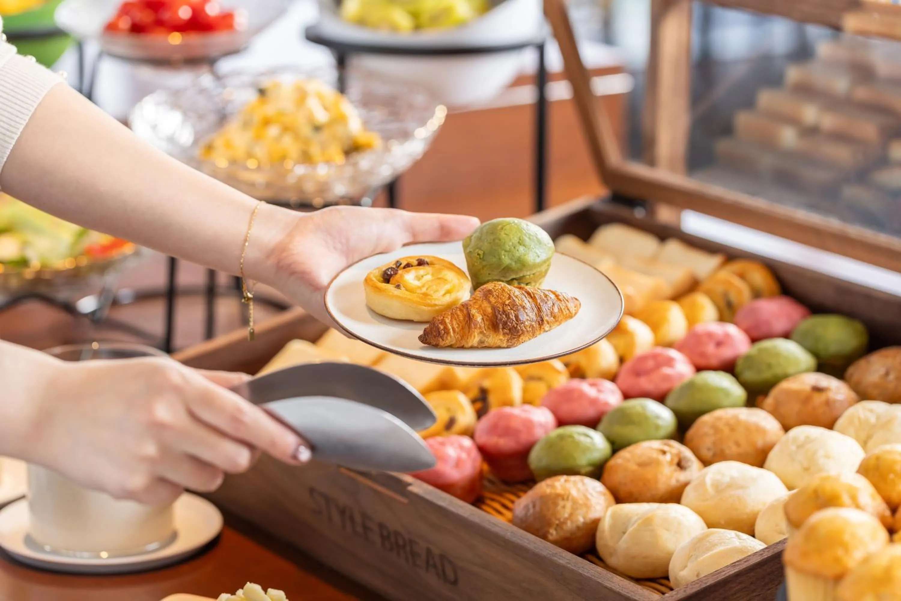 Buffet breakfast in Tokyu Stay Osaka Hommachi