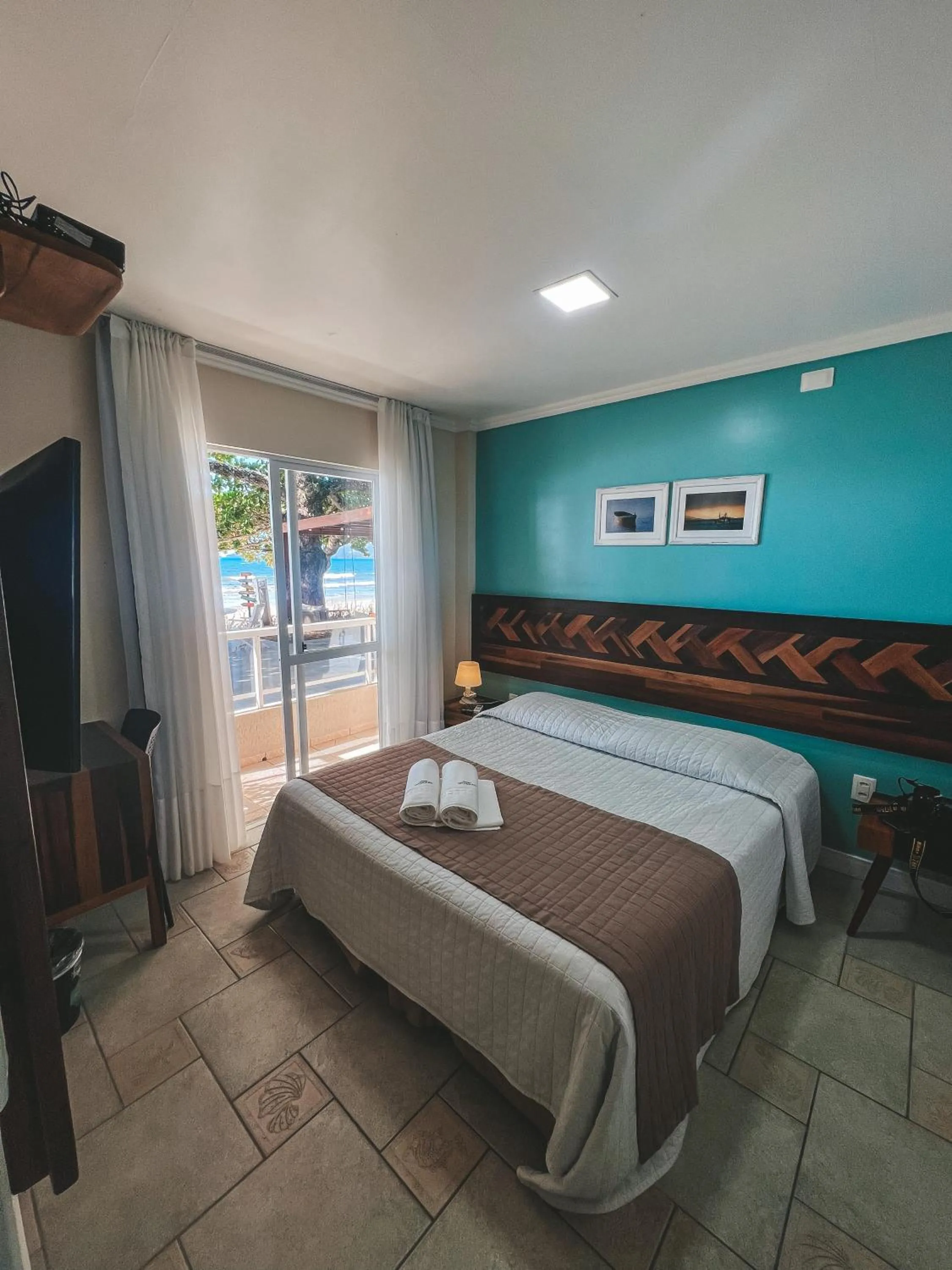 Bed in Pousada Vô Jaques