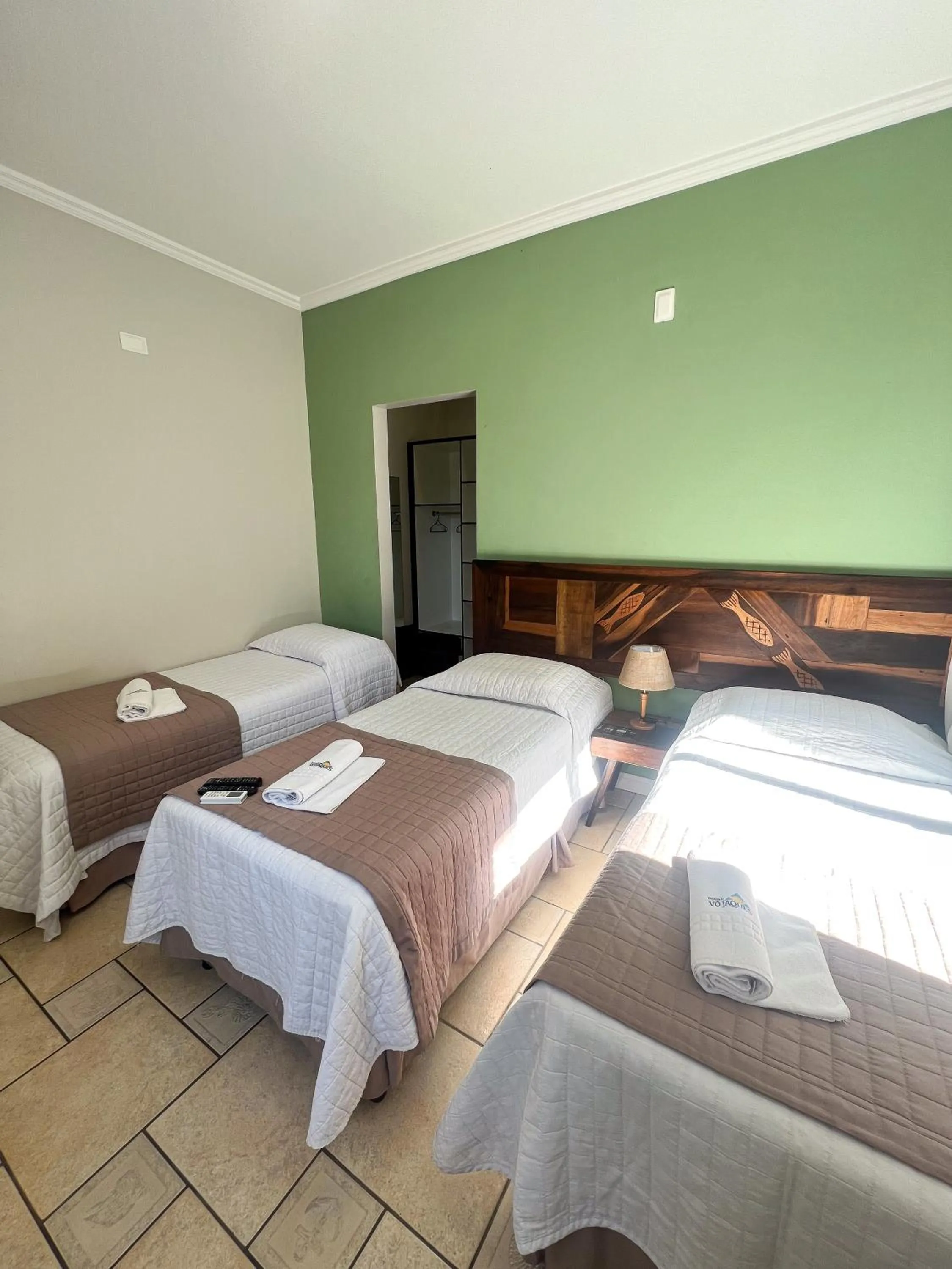 Bed in Pousada Vô Jaques