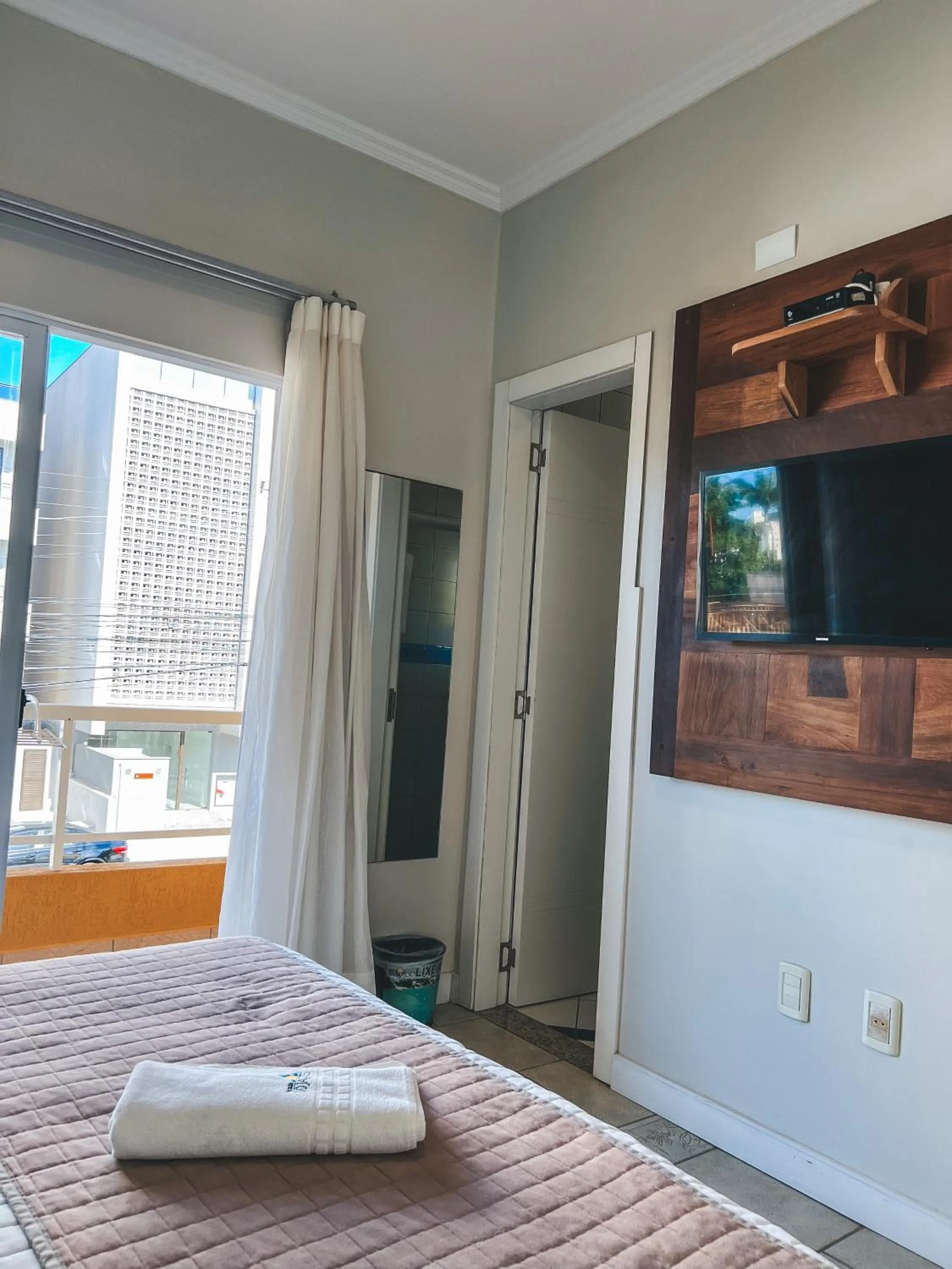 Bed in Pousada Vô Jaques