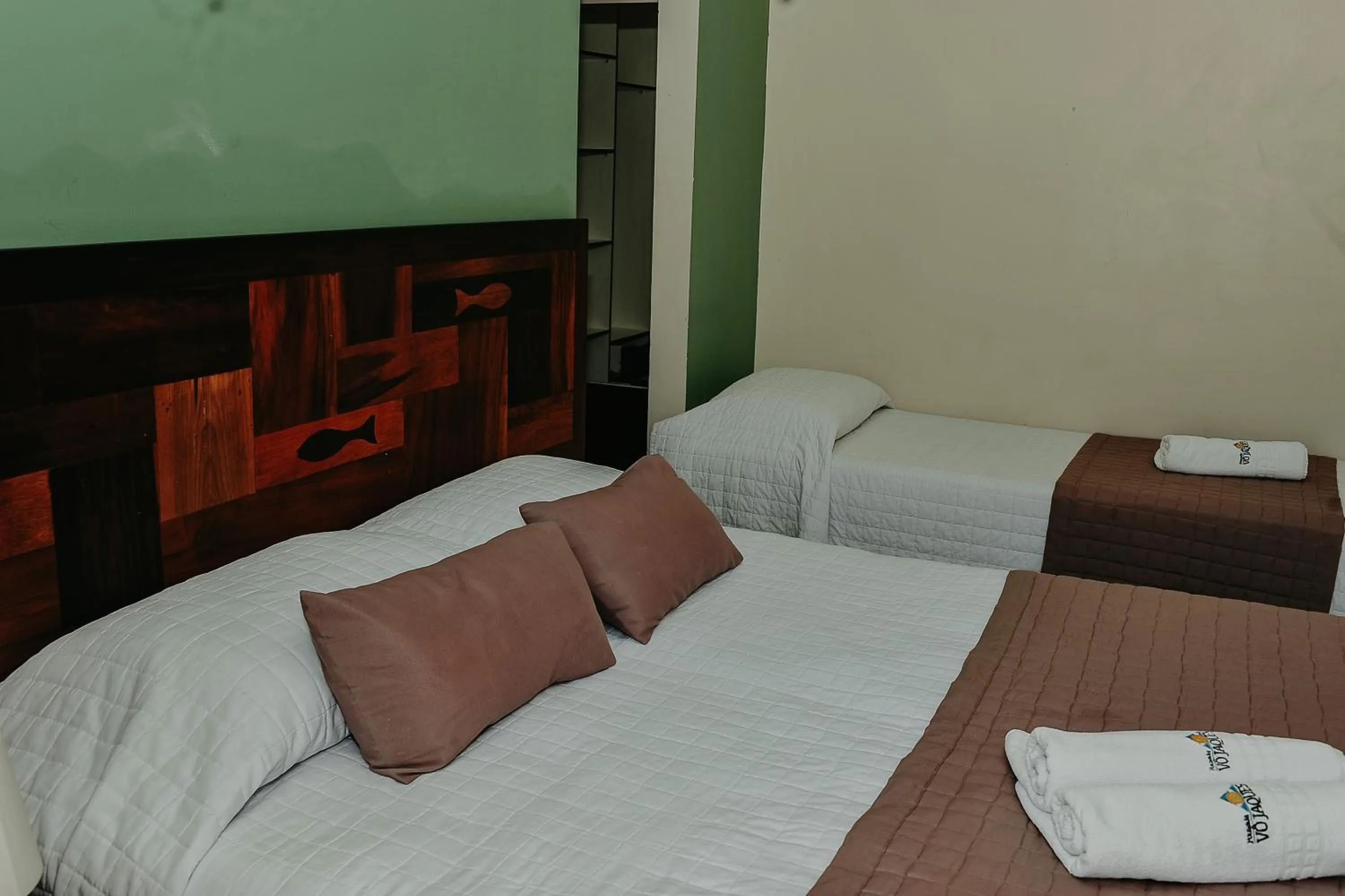 Bed in Pousada Vô Jaques