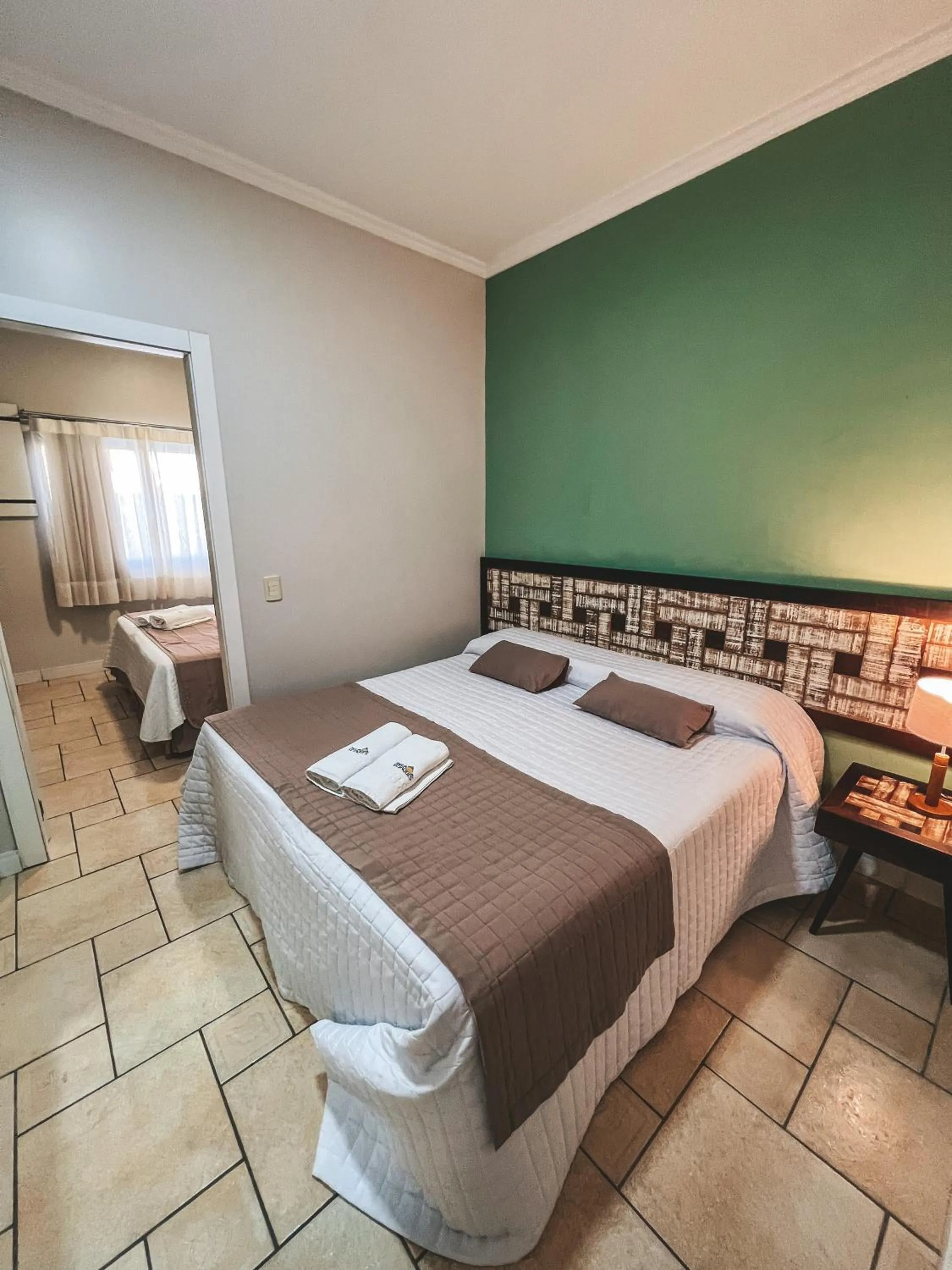 Bed in Pousada Vô Jaques