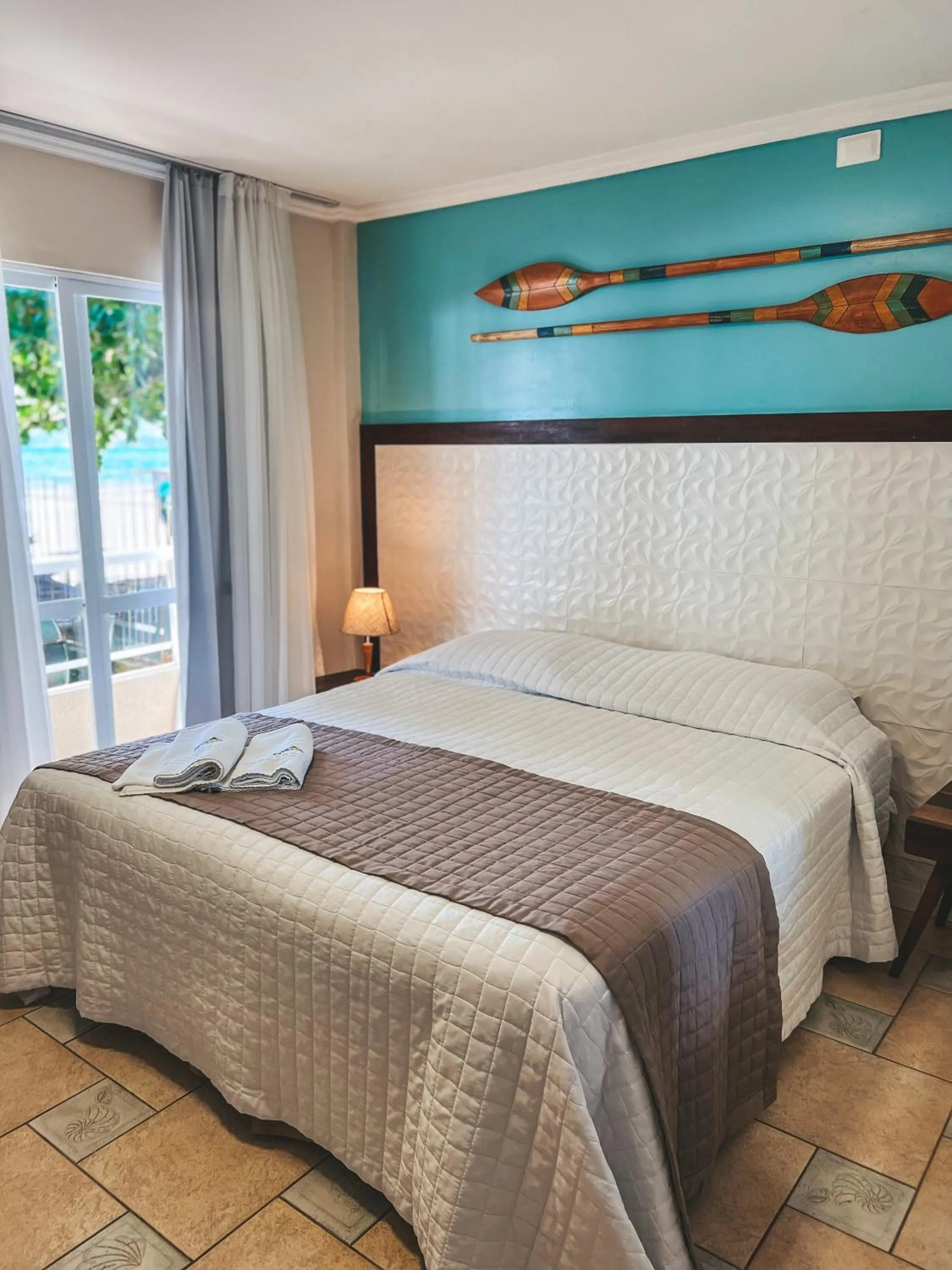 Bed in Pousada Vô Jaques