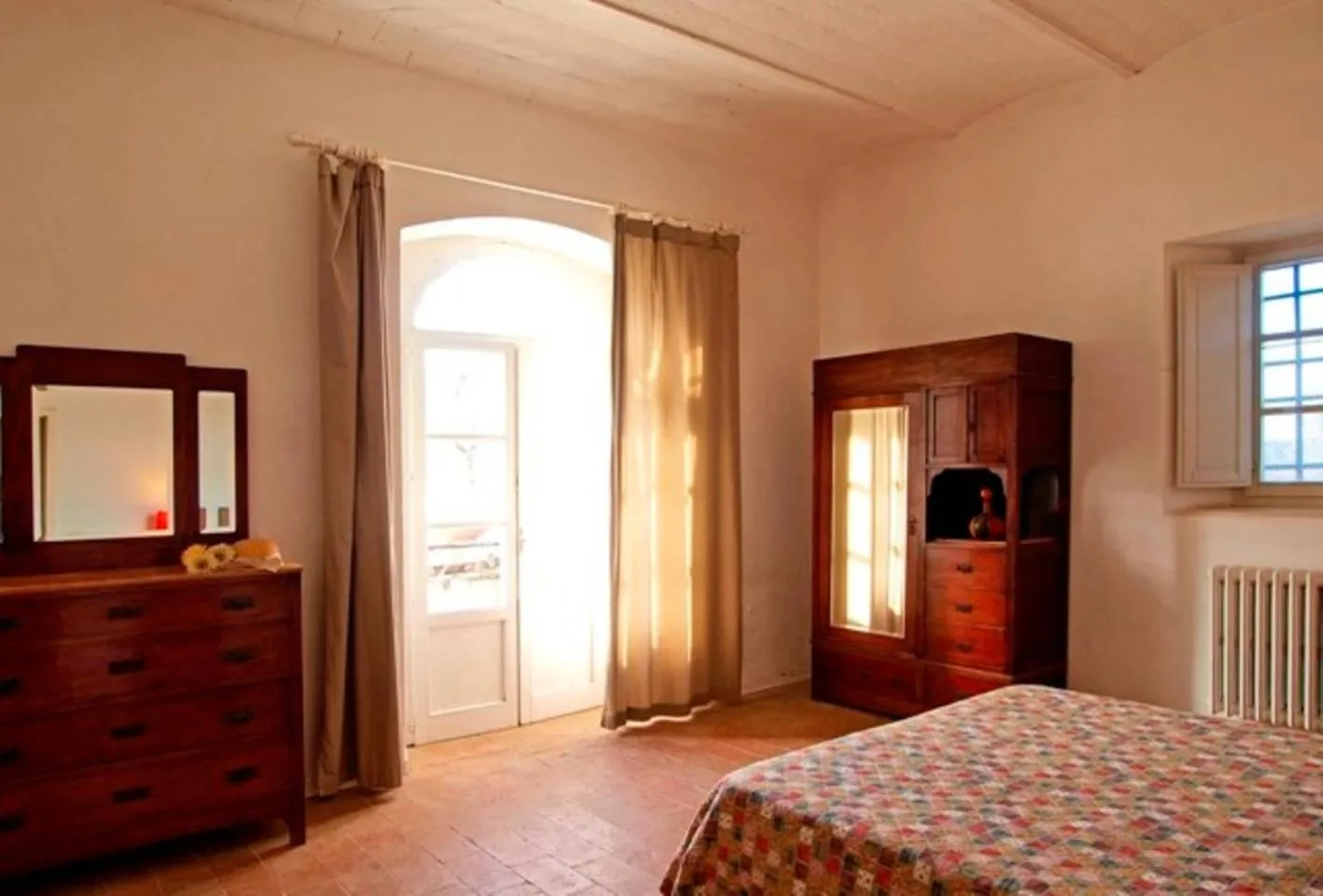 Bed in Agriturismo La Moraia