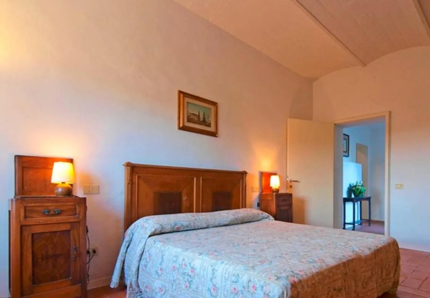 Bed in Agriturismo La Moraia