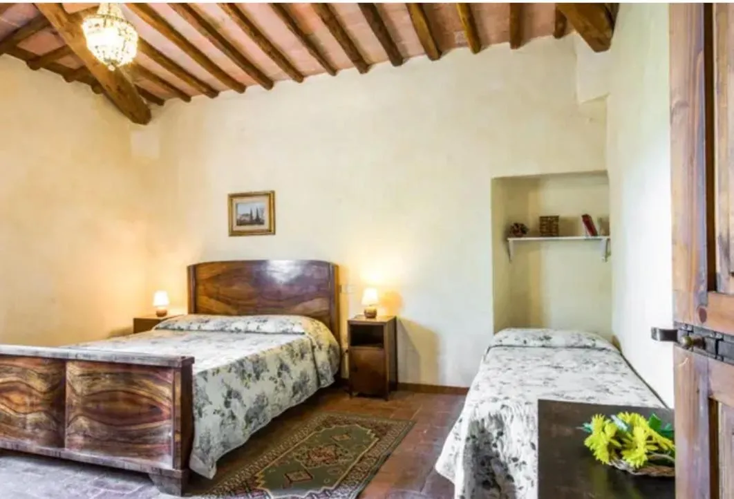 Bed in Agriturismo La Moraia
