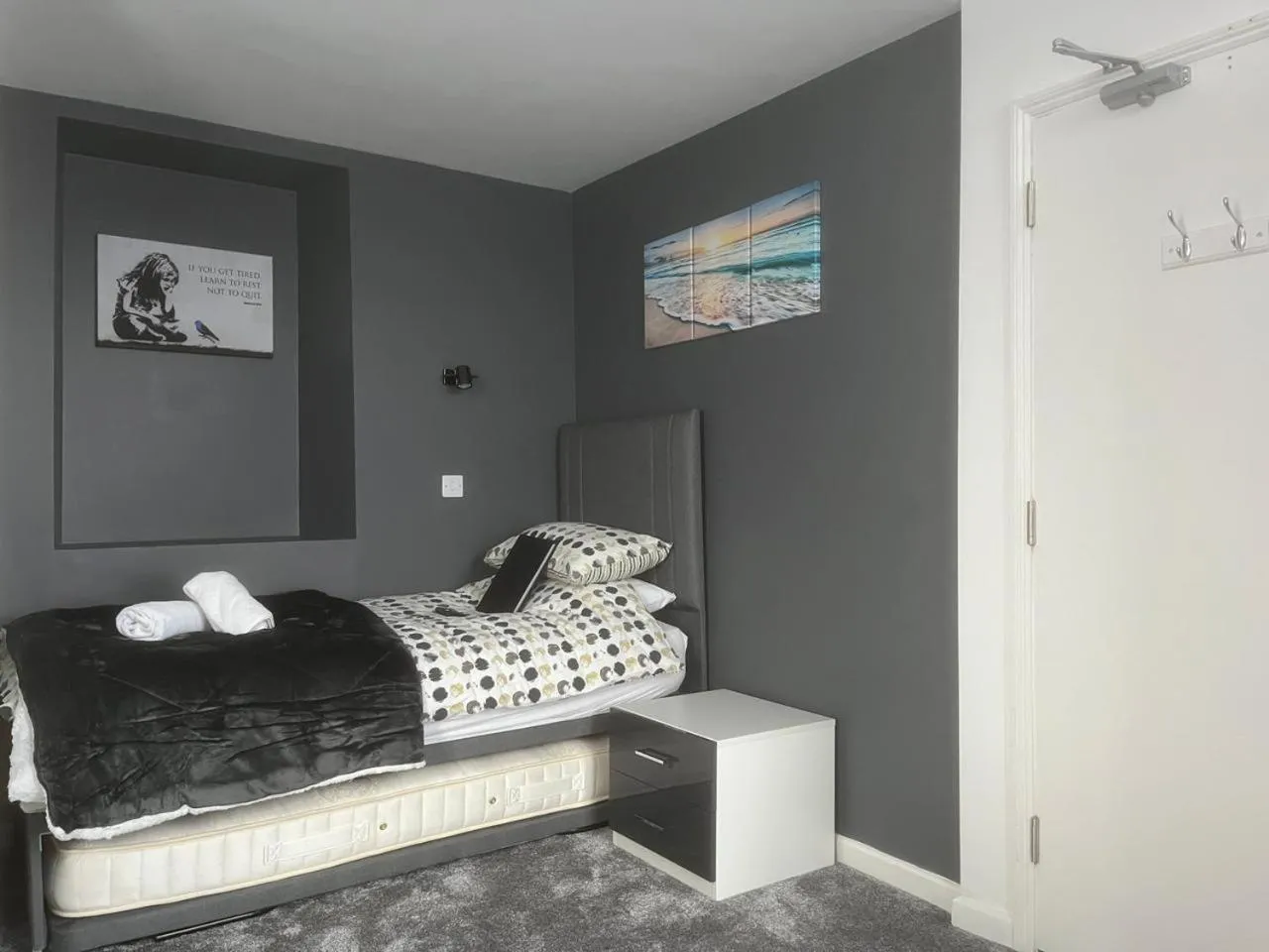 Bedroom, Bed in St Georges Guest House