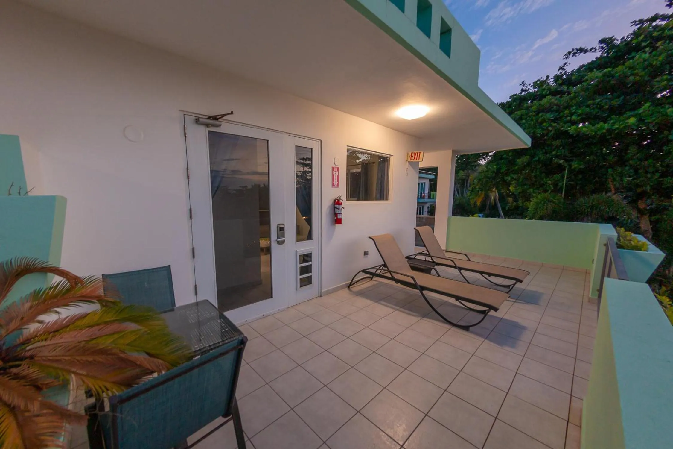 Balcony/Terrace in Casa Verde Hotel - Steps to the Beach, Pool, Restaurant & Bar