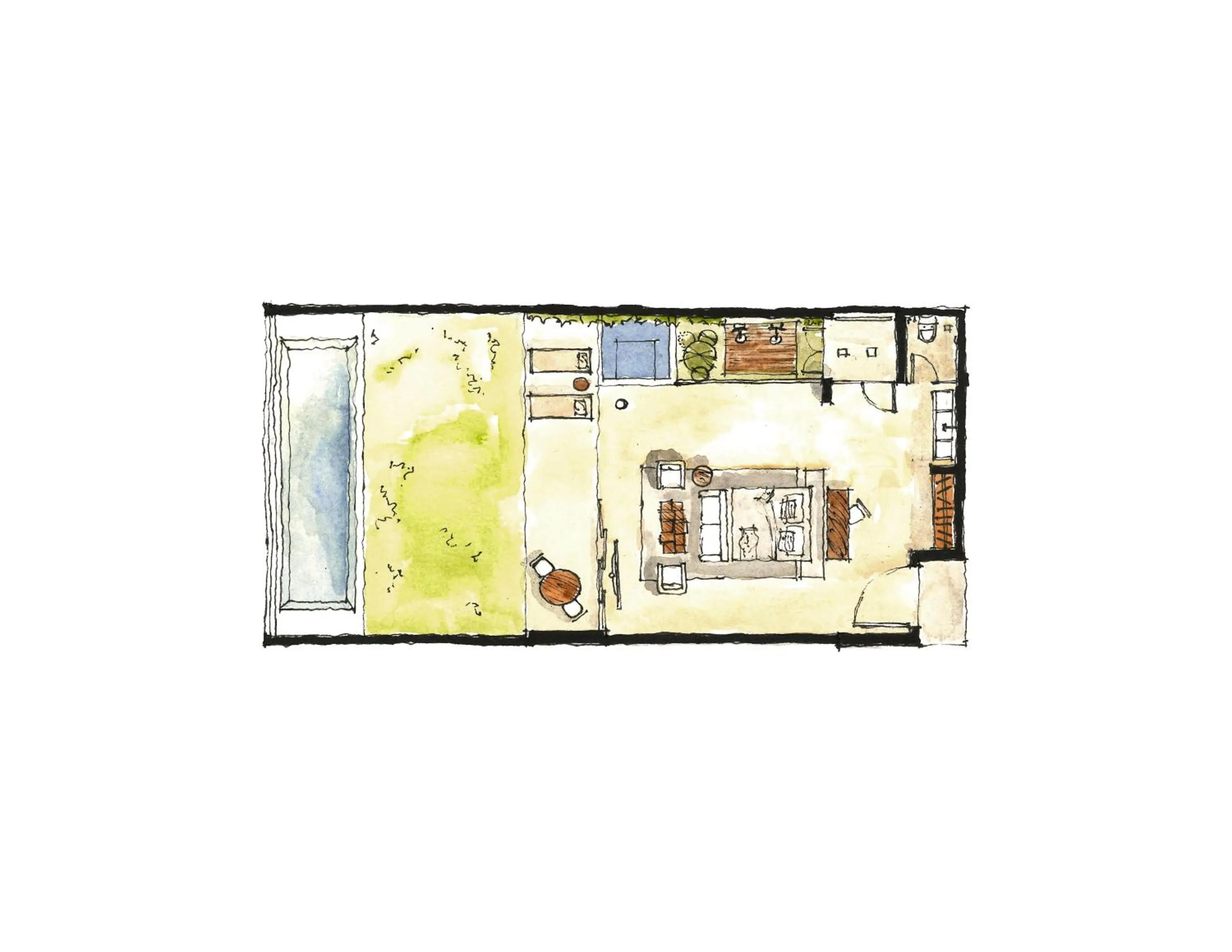 Floor plan in Carmel Taíba Exclusive Resort